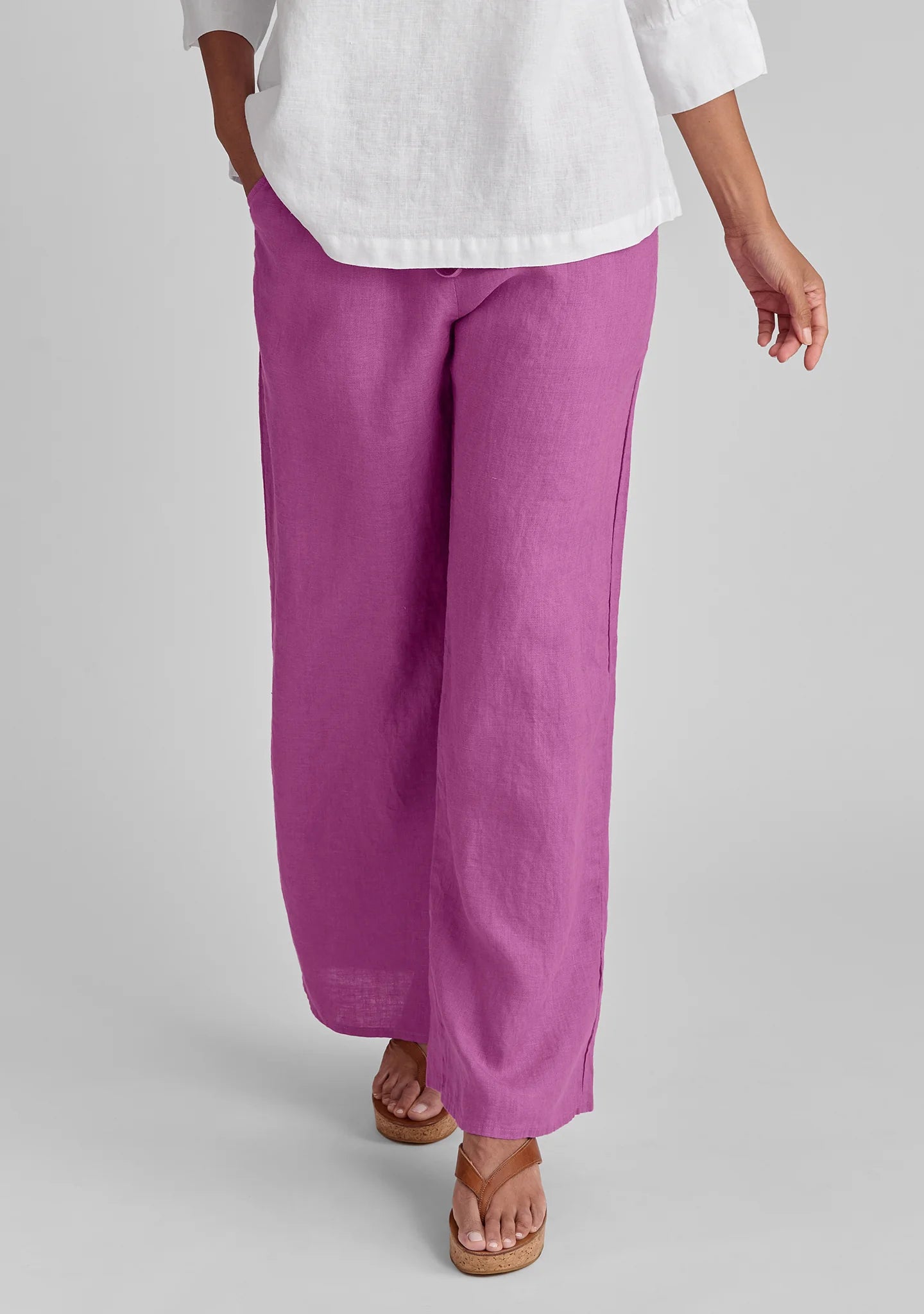 Picnic Pant - Full Length Linen Pant - FINAL SALE