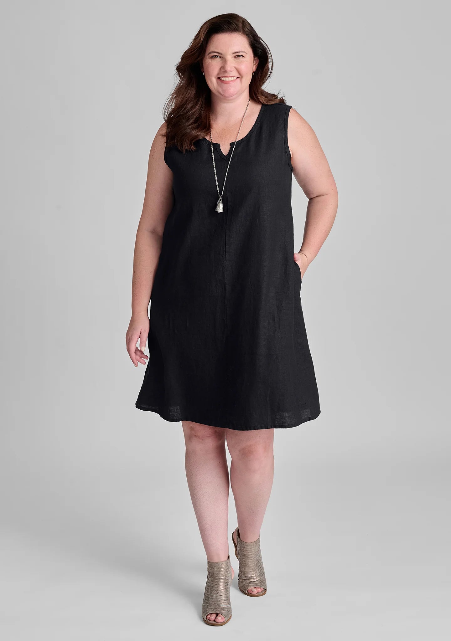 True Dress - Linen Shift Dress - FINAL SALE