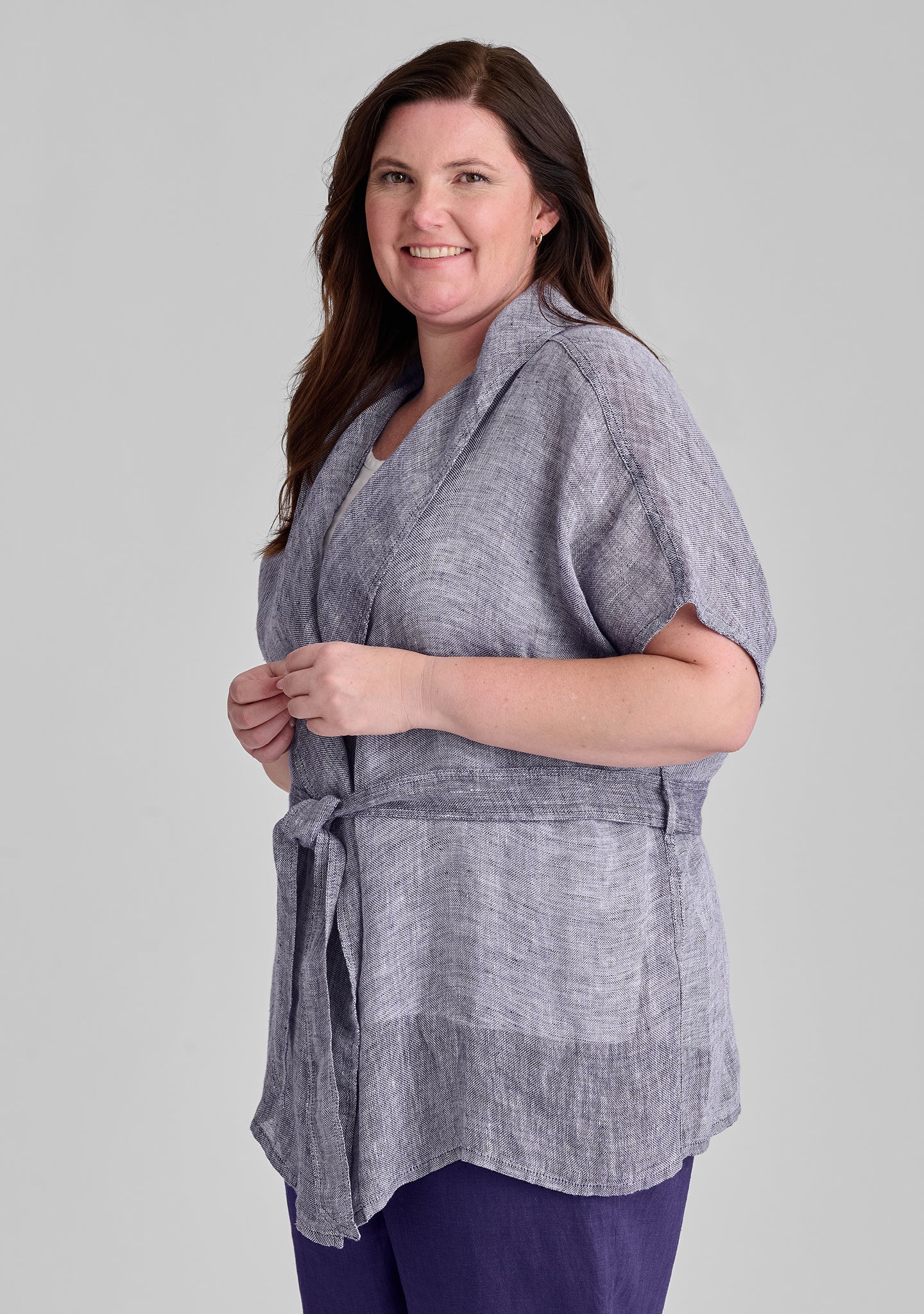 Obscure Wrap - Linen Cardigan - FINAL SALE