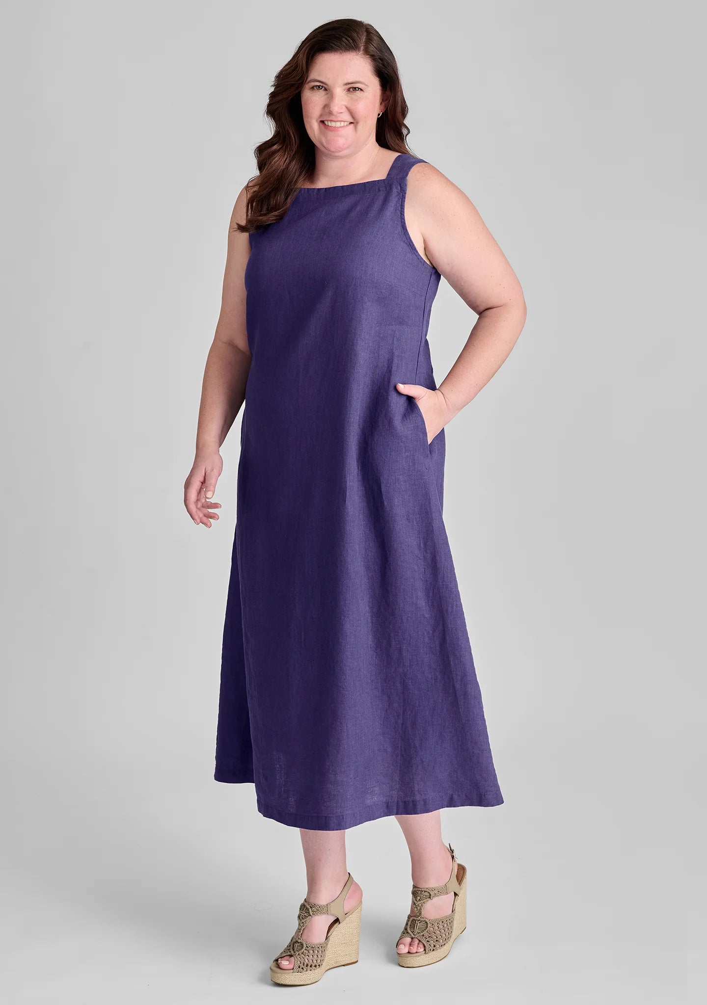 Harlow Dress - Linen Maxi Dress - FINAL SALE