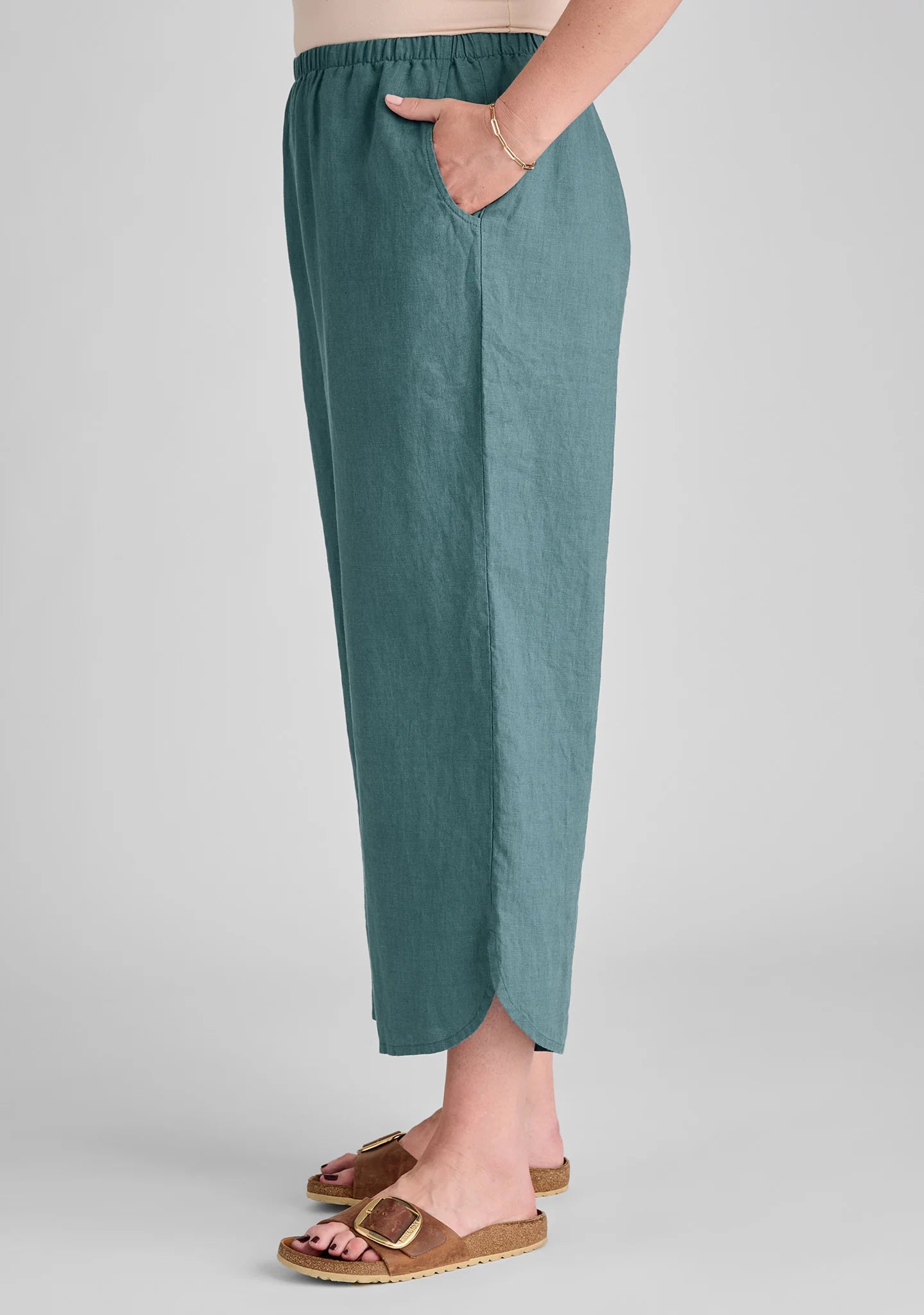 Shirttail Floods - Linen Pants - FINAL SALE