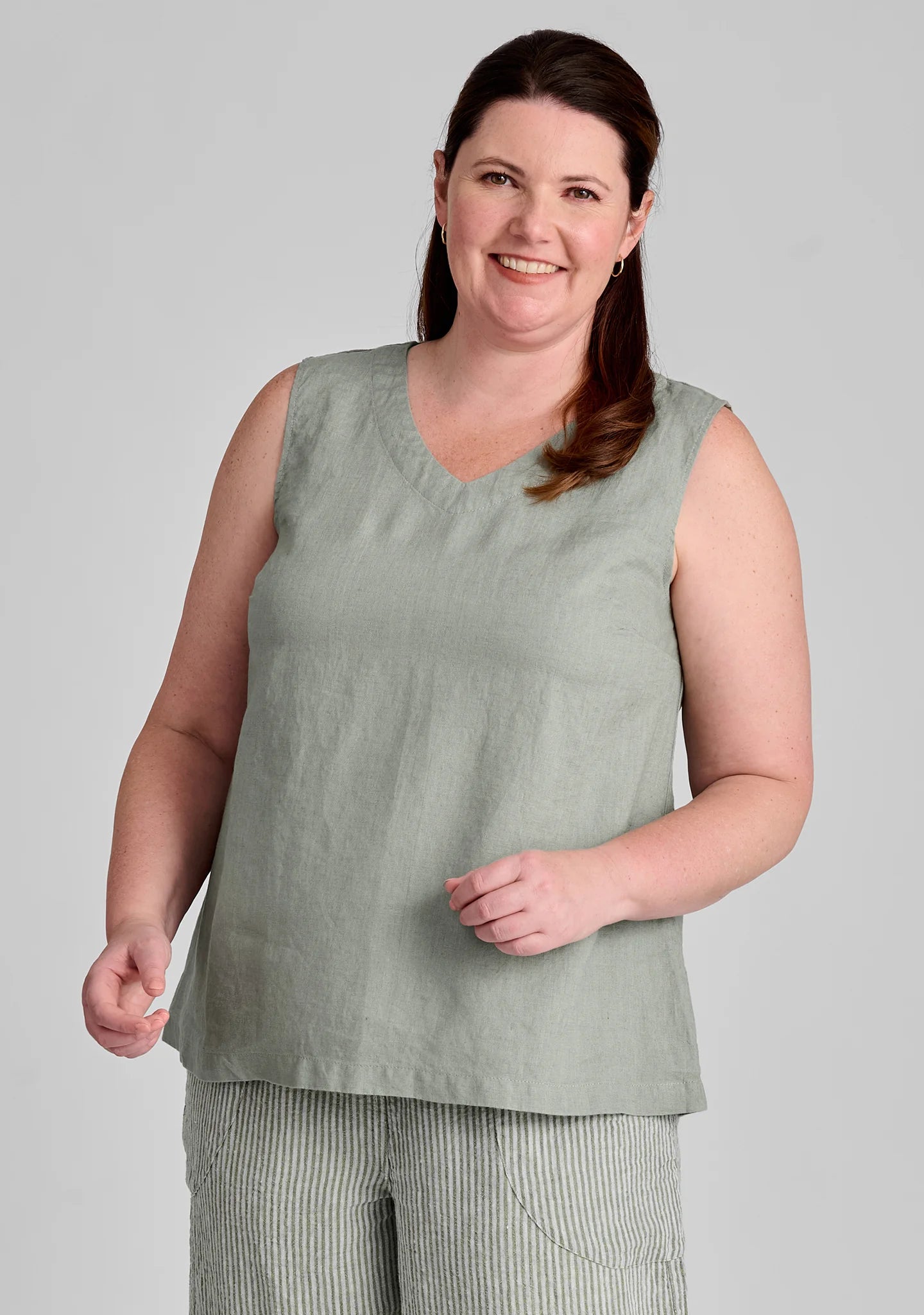Gem Tank - Linen Tank Top - FINAL SALE