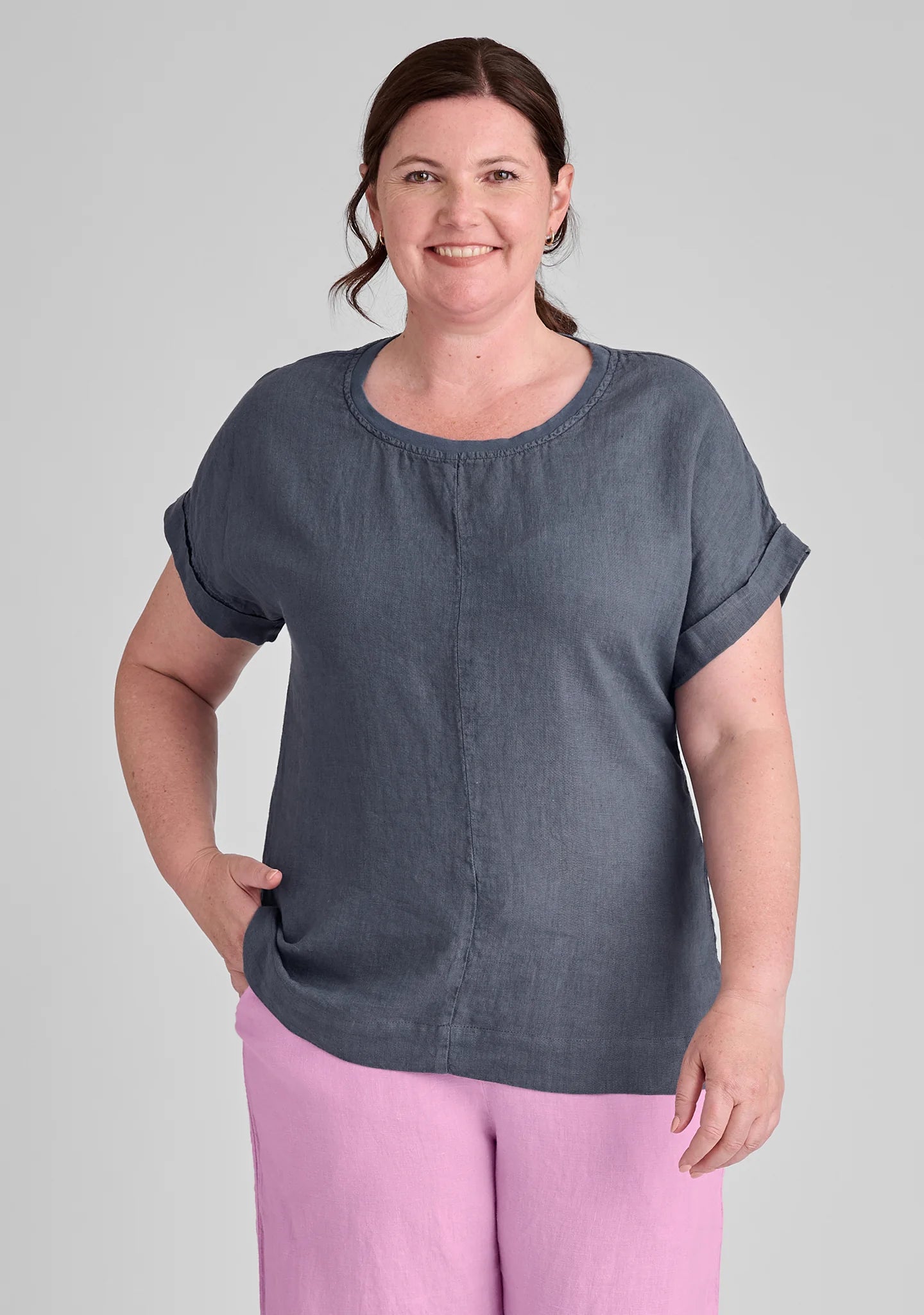 Tee Top - Linen T Shirt