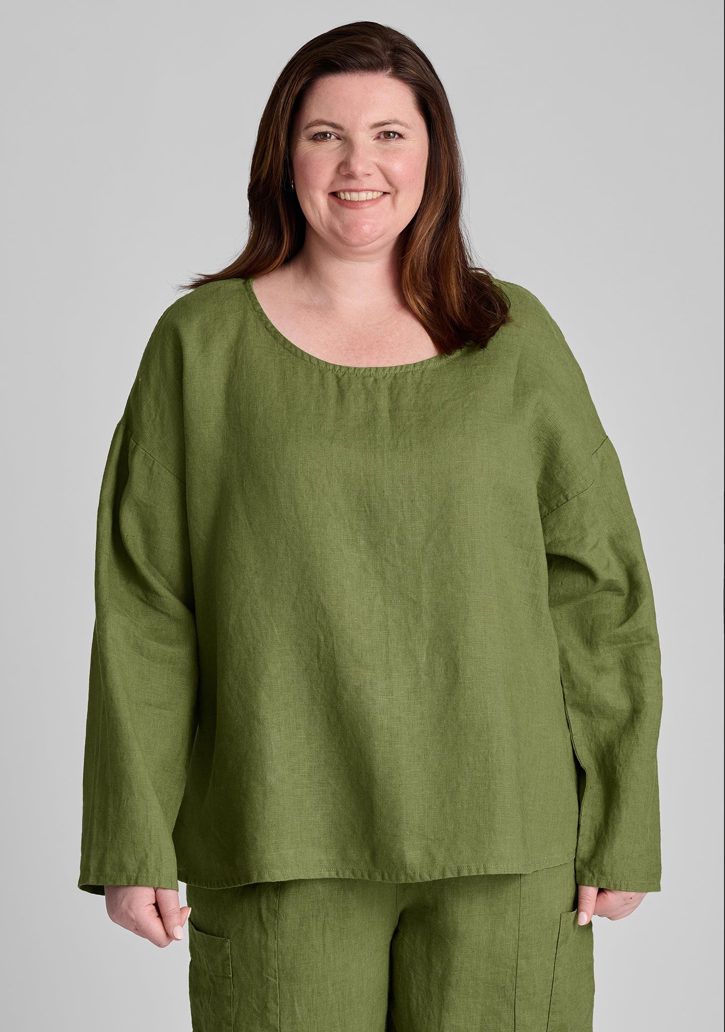 Throw It On - Long Sleeve Linen Shirt - FINAL SALE