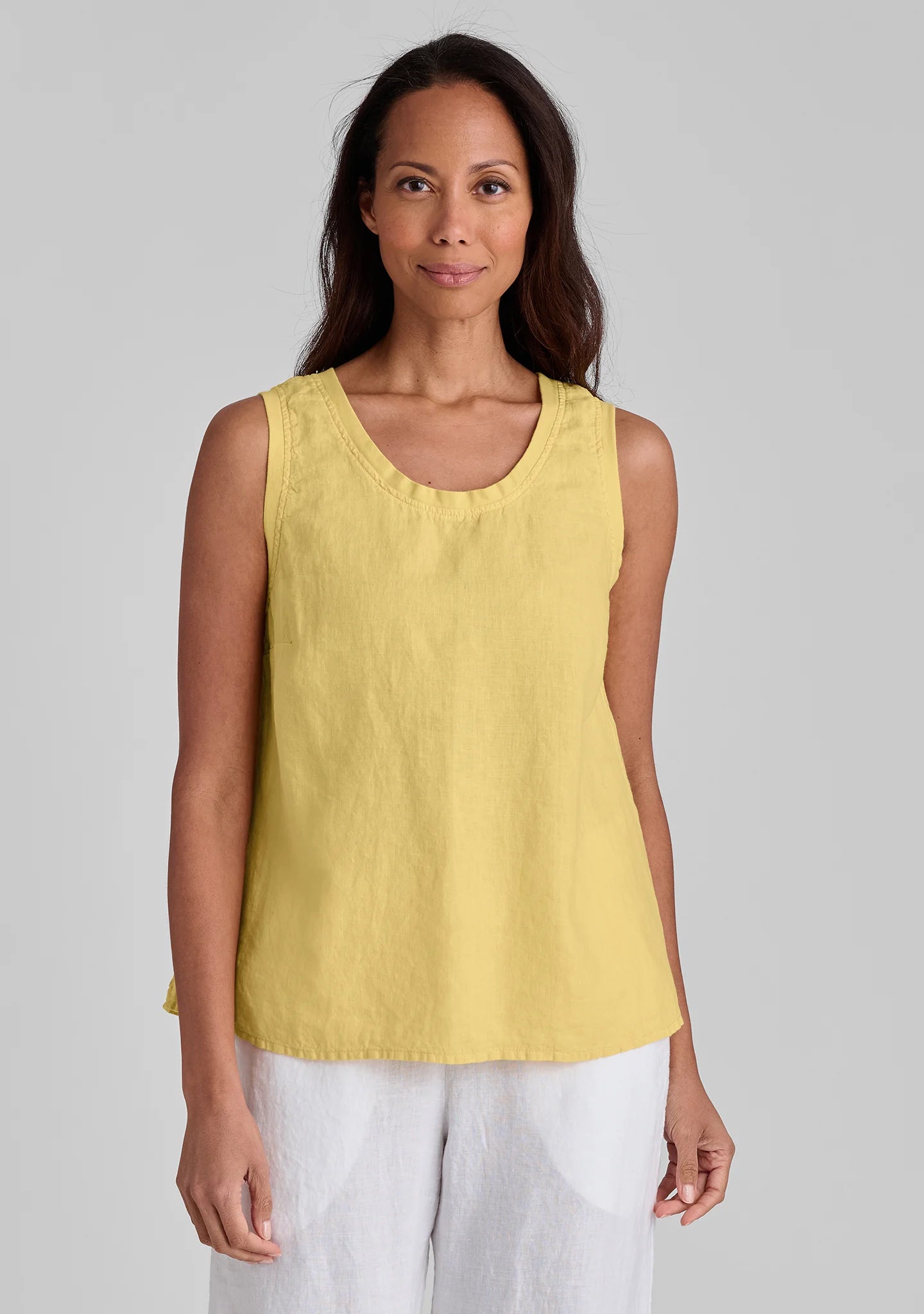 Everyday Tank - Linen Tank Top - FINAL SALE