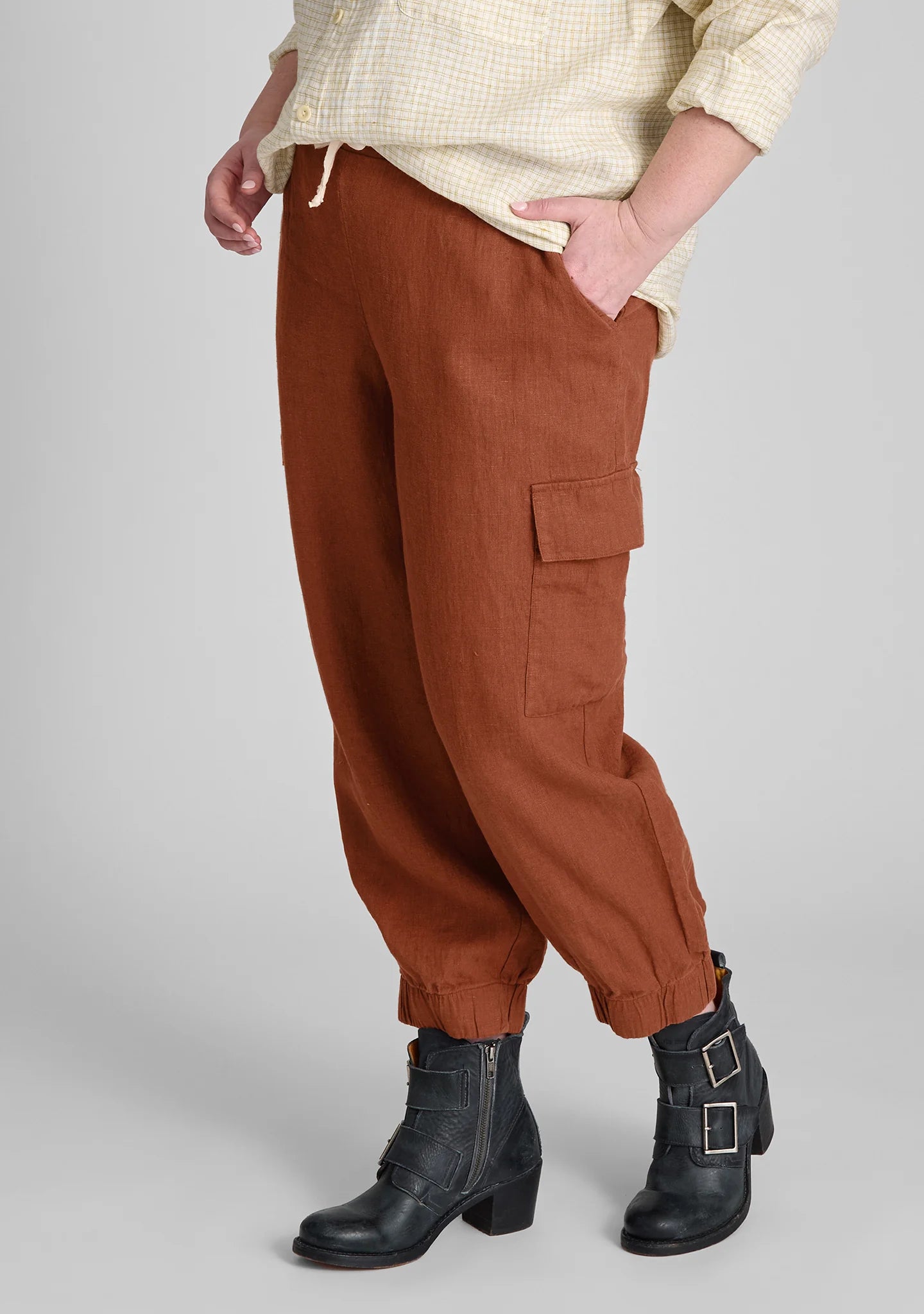 Nifty Pant - Linen Drawstring Pants - FINAL SALE