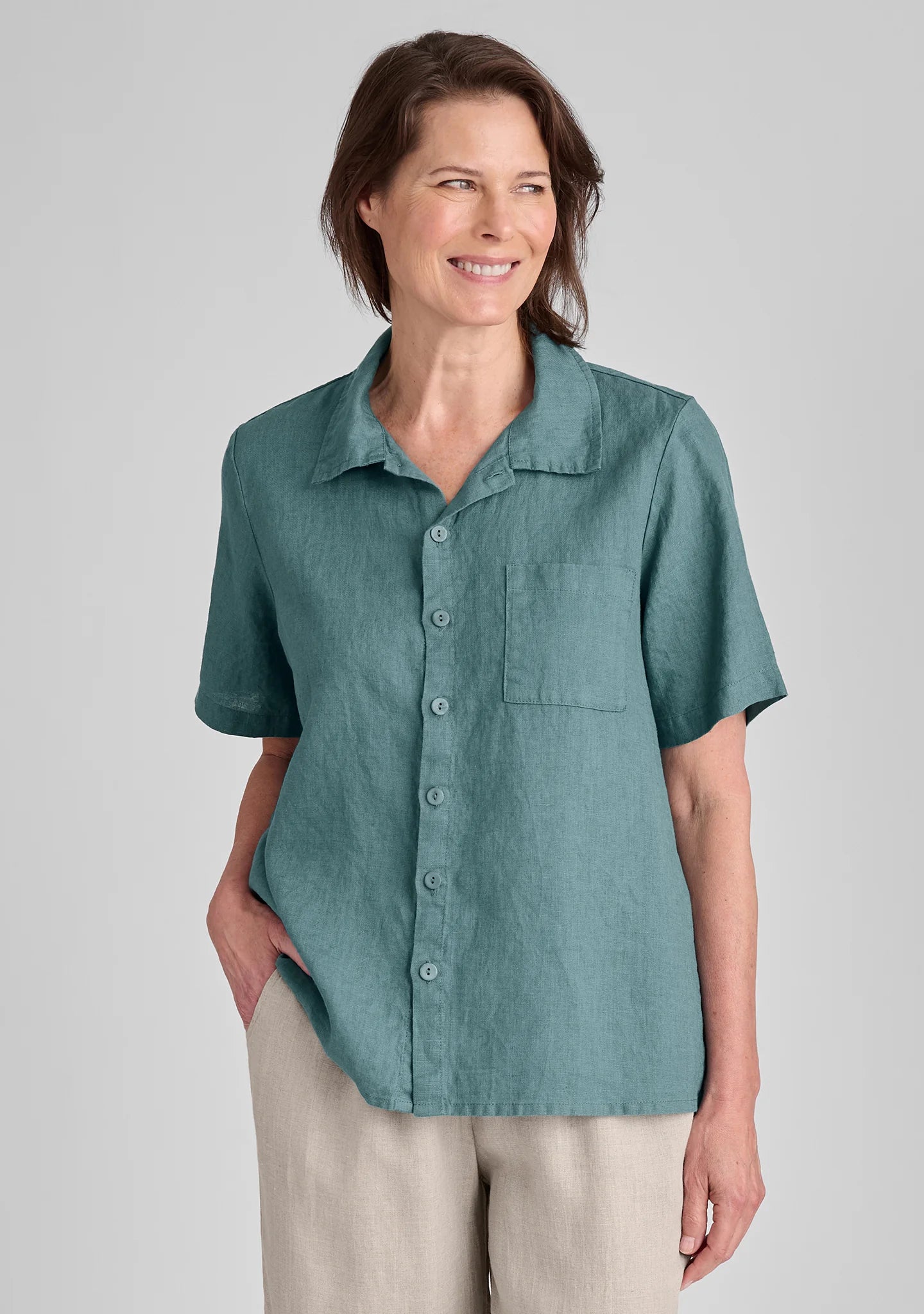 Recamp - Linen Button Down Shirt - FINAL SALE