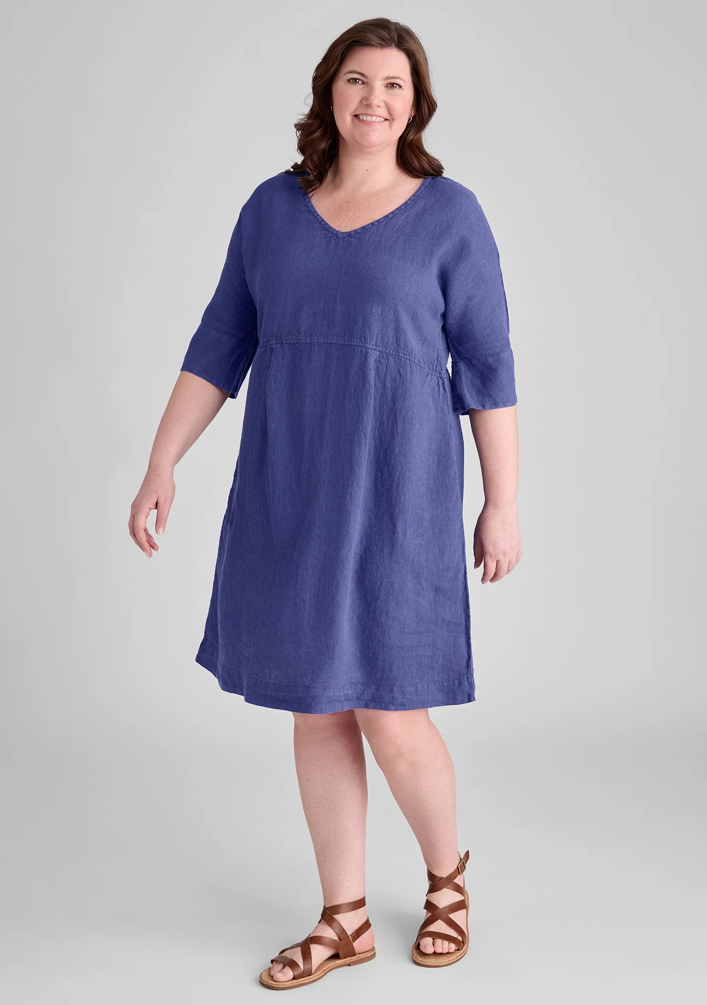 Dolman Dress - Linen Dress