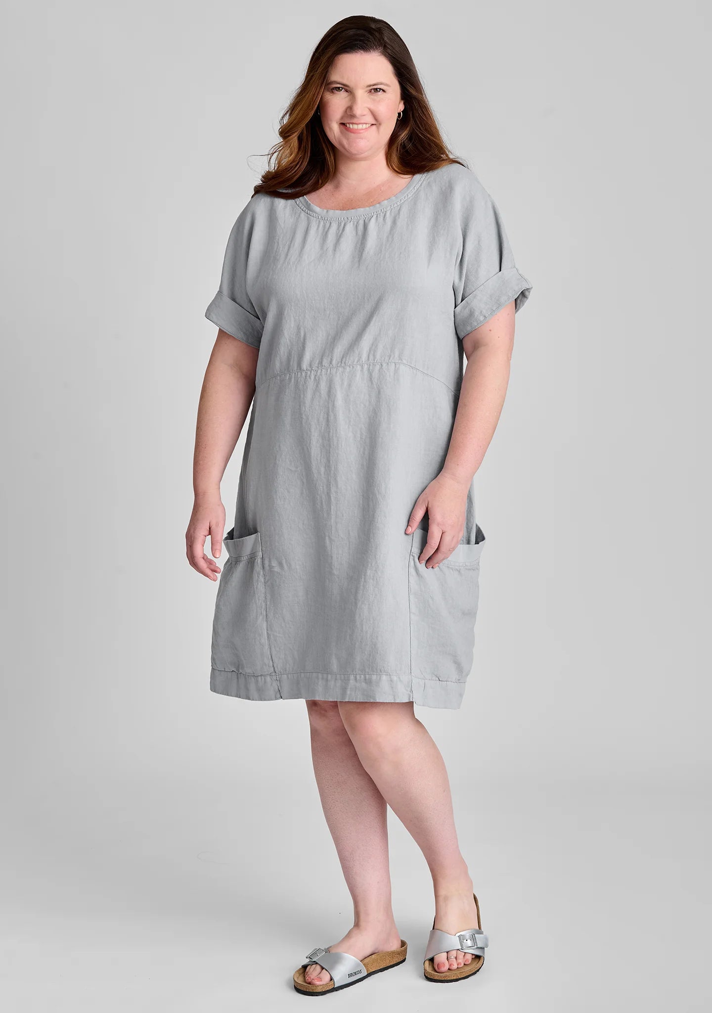 Sunnyside Dress - Linen Dress - FINAL SALE