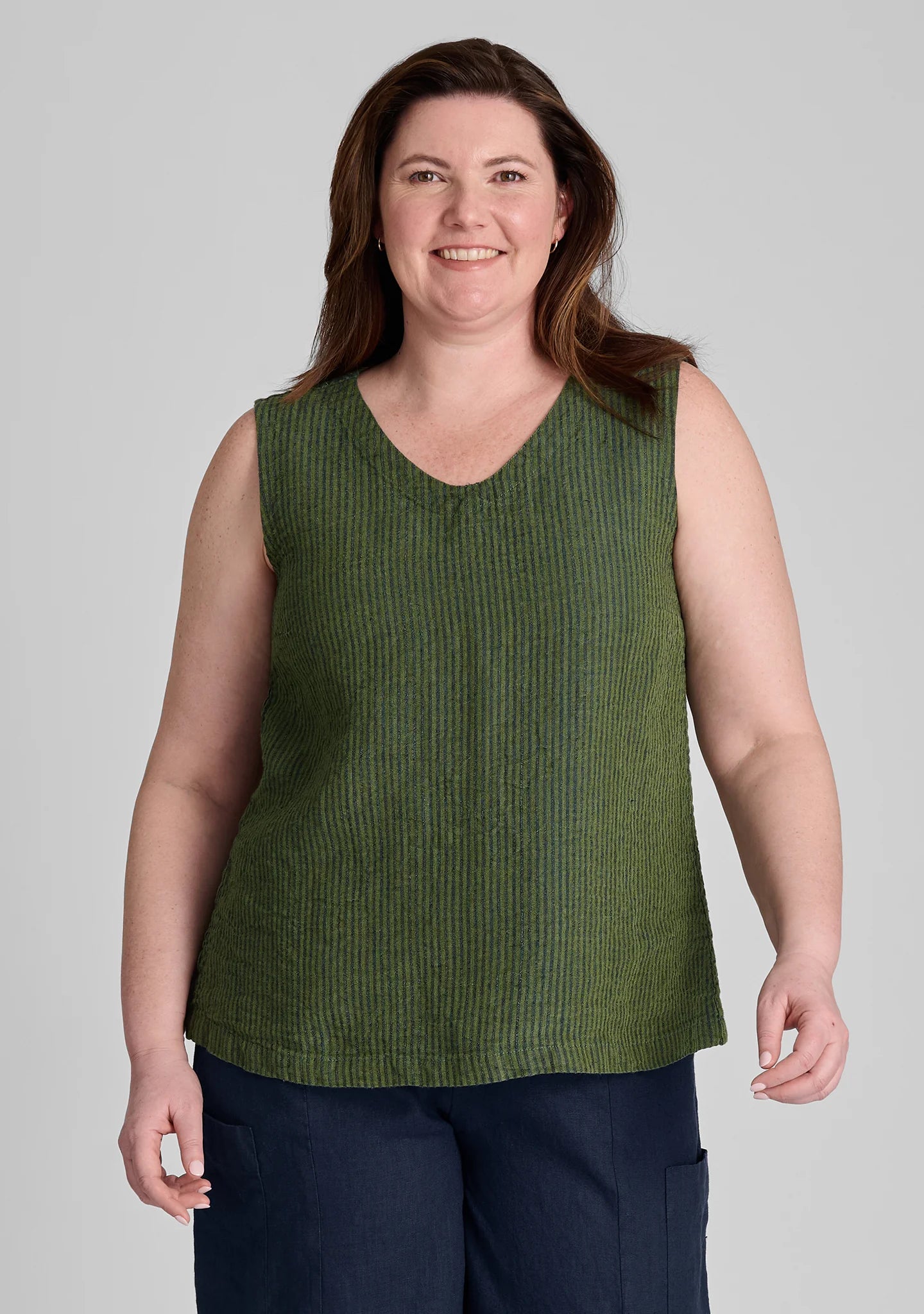 Gem Tank - Linen Tank Top - FINAL SALE