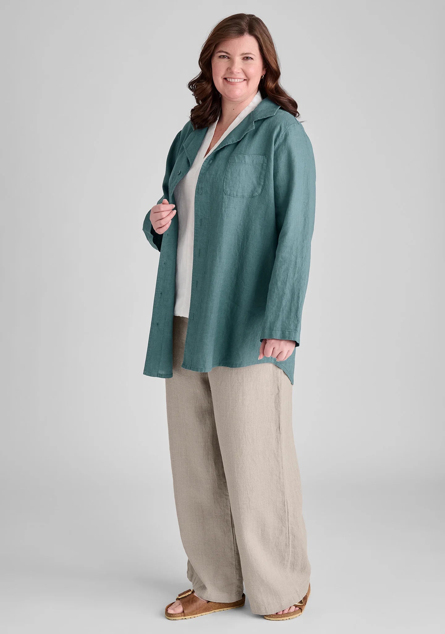 Anniversary Shirt - Linen Button Down Shirt - FINAL SALE