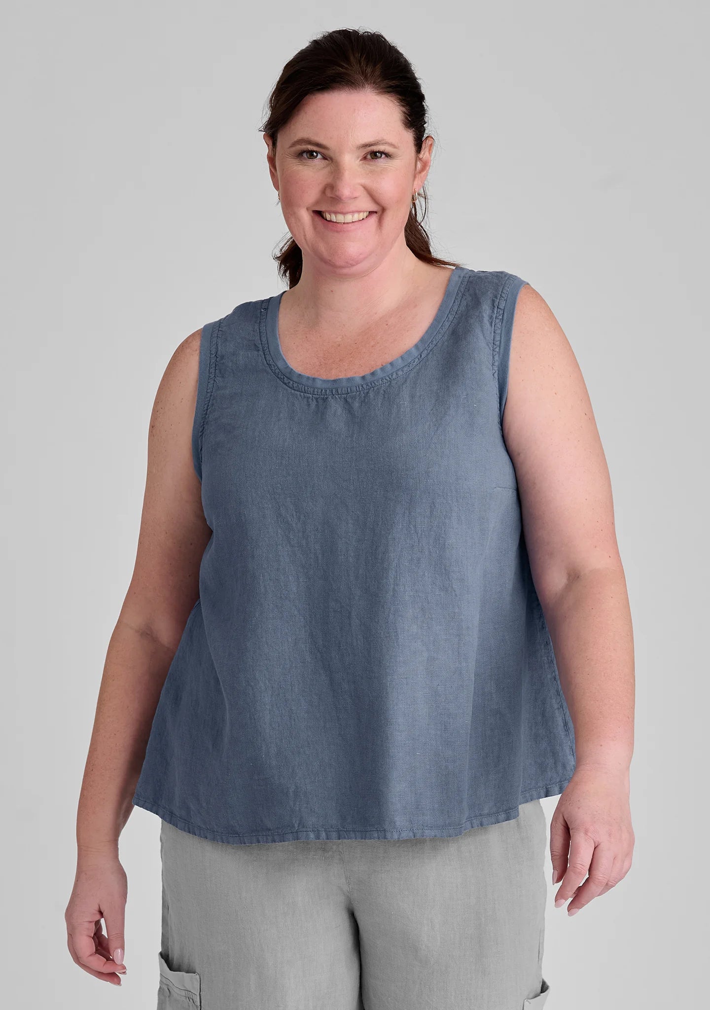 Everyday Tank - Linen Tank Top - FINAL SALE
