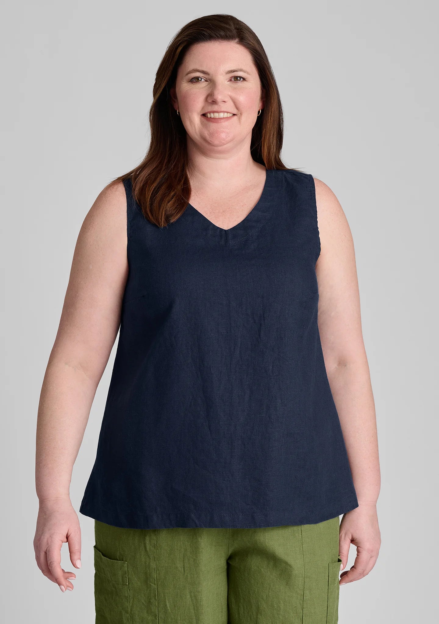 Gem Tank - Linen Tank Top - FINAL SALE