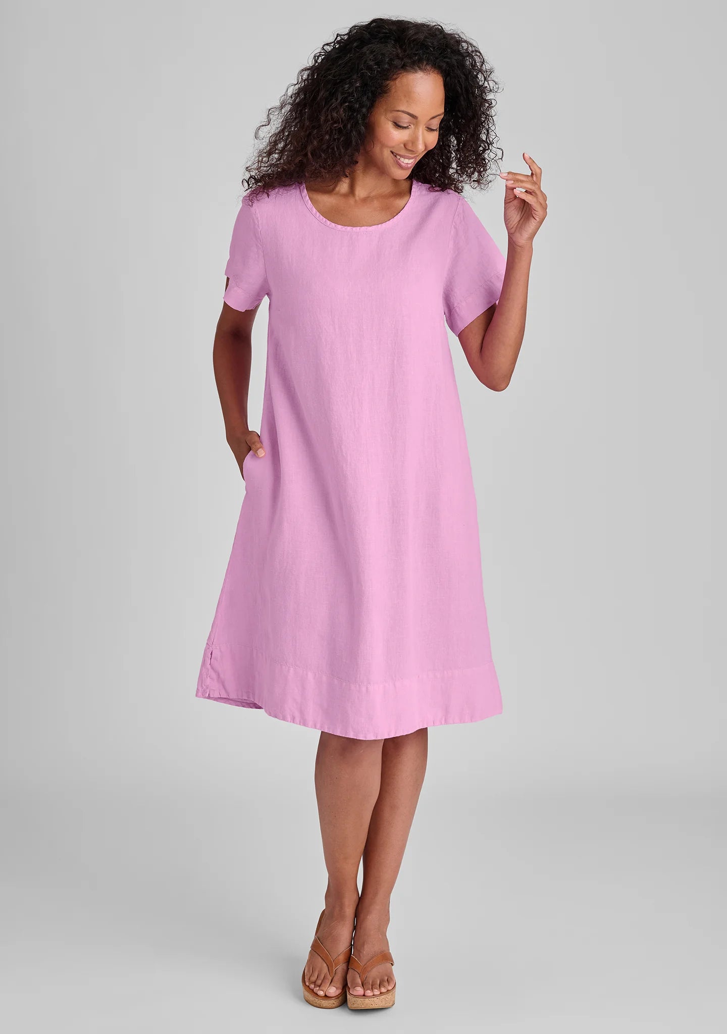 Roadie Tee Dress - Linen Dress