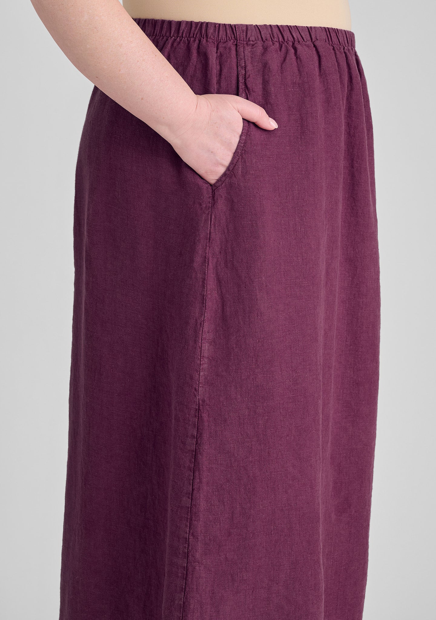 Go To Skirt - Linen Maxi Skirt