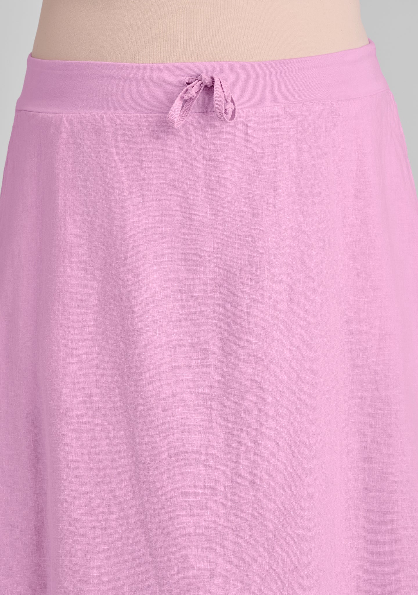 Cinched Skirt - Linen Maxi Skirt