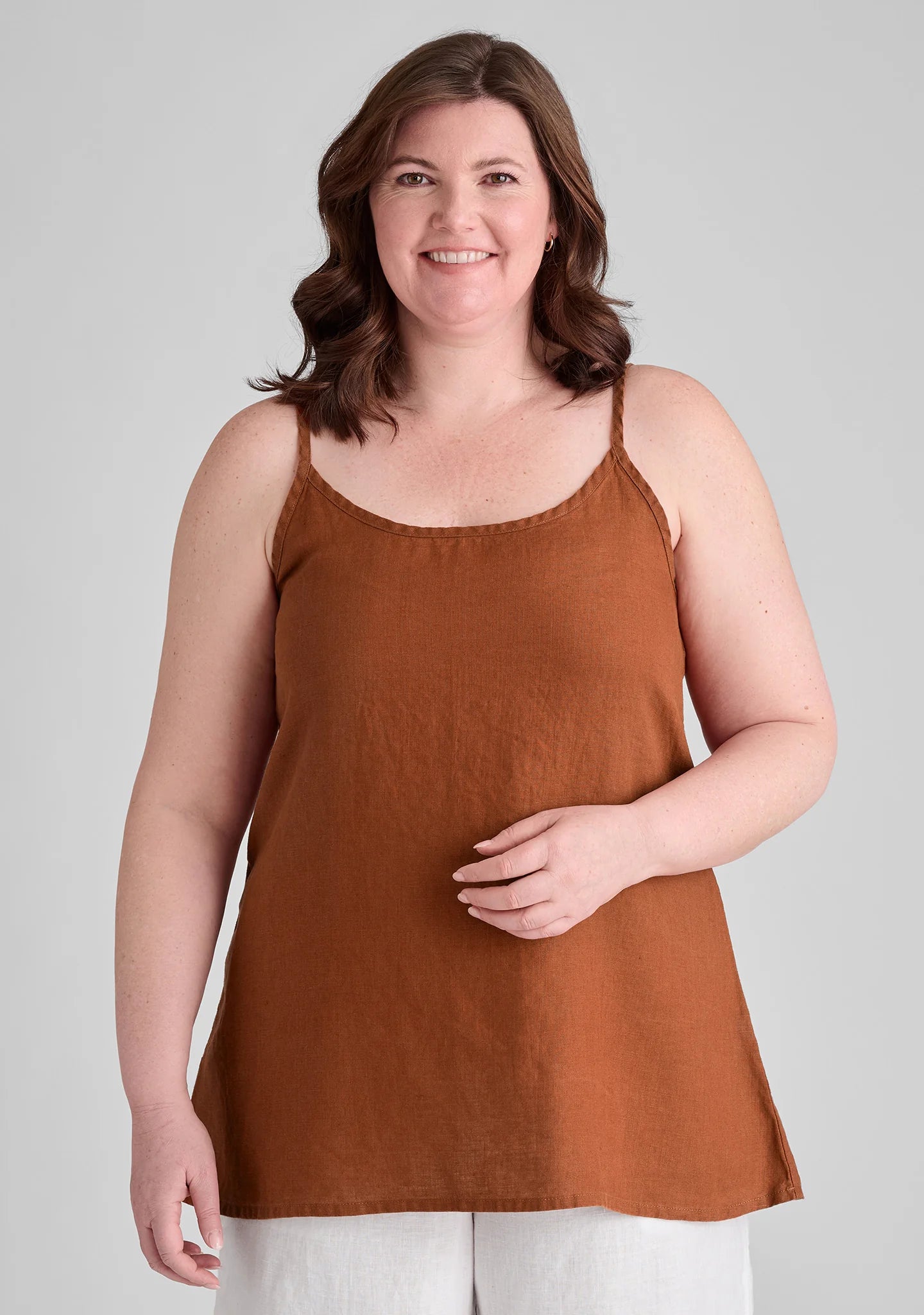 Nighttime Cami - Linen Tank Top