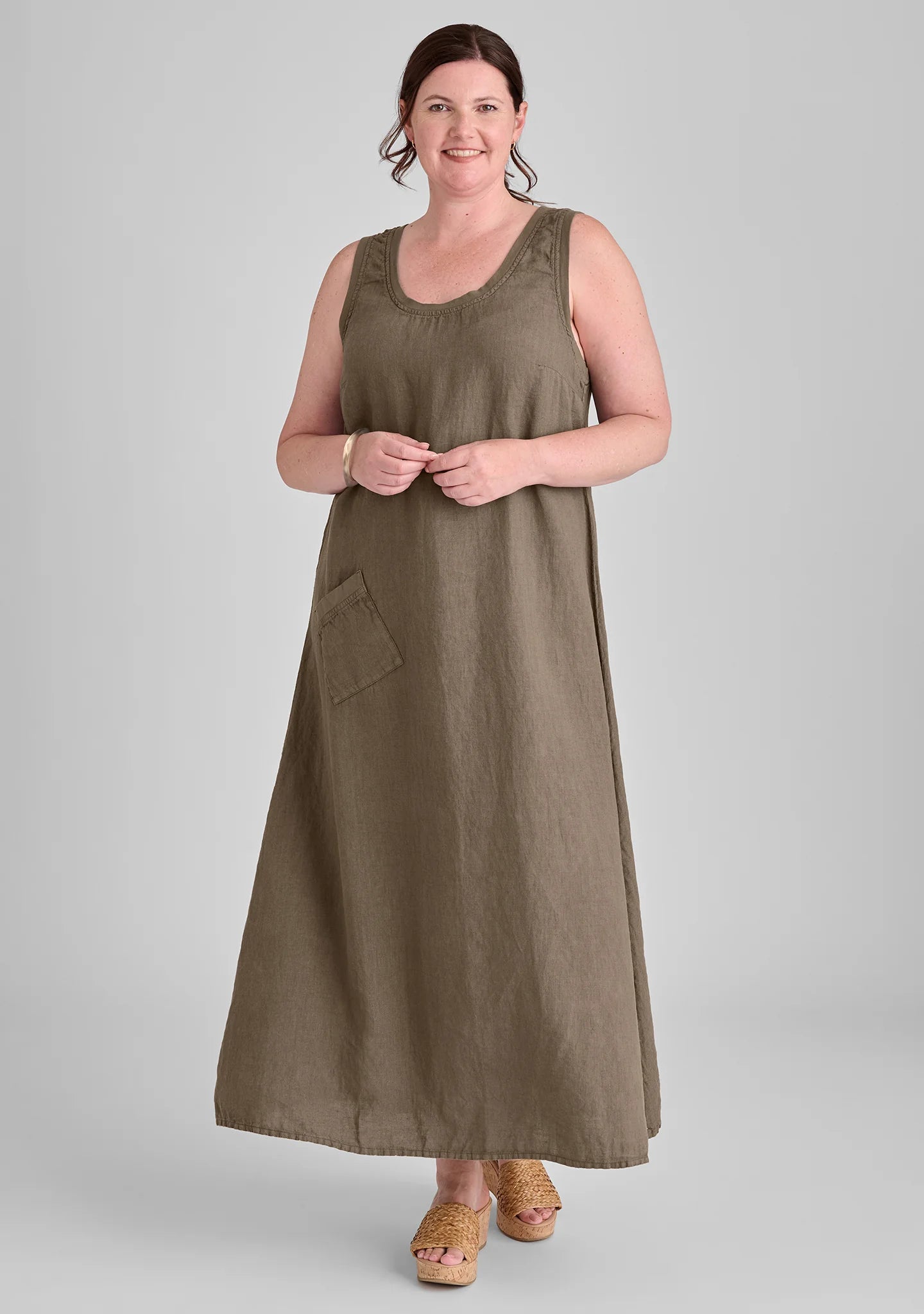 Serene Dress - Linen Maxi Dress