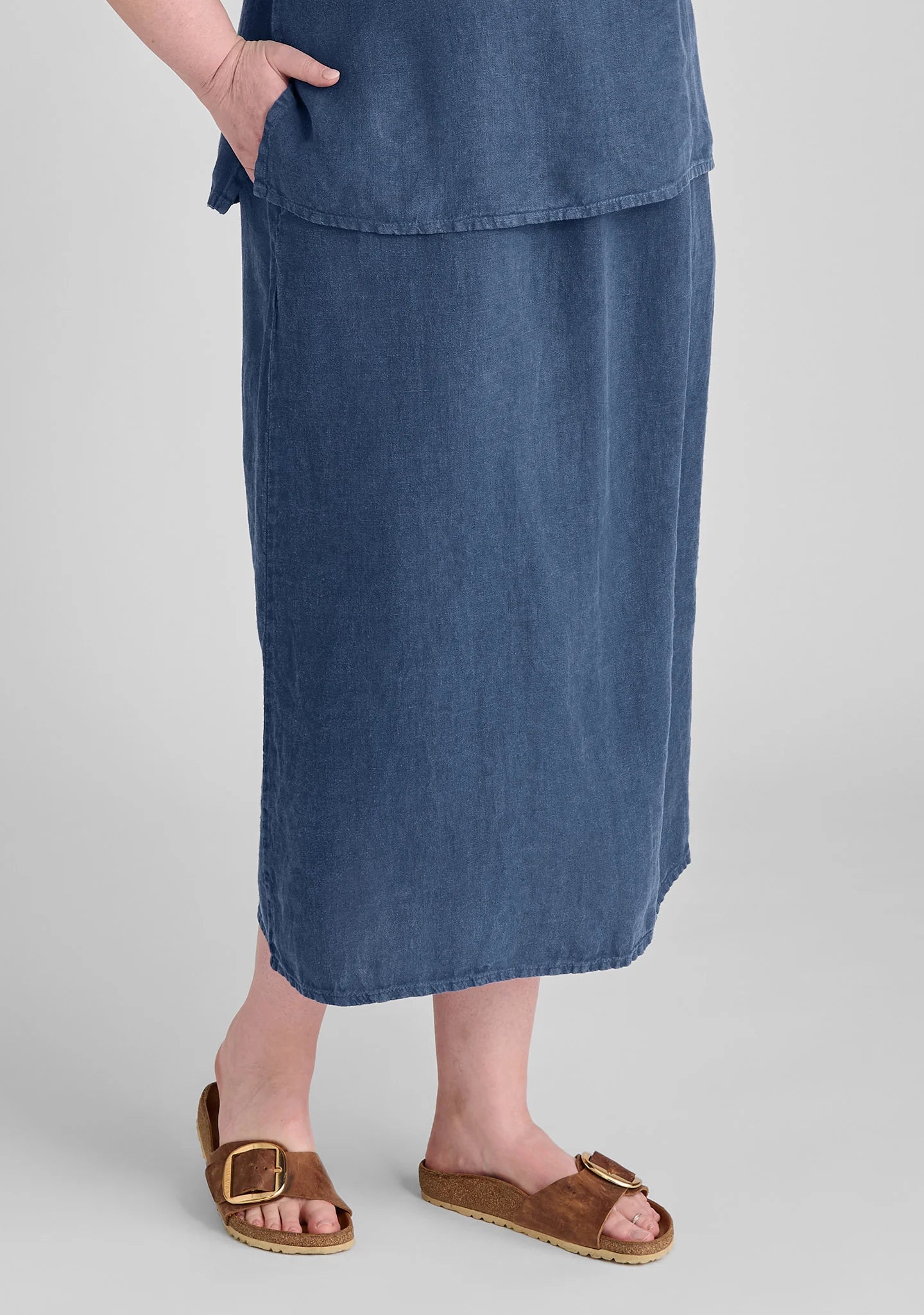 Go To Skirt - Linen Maxi Skirt