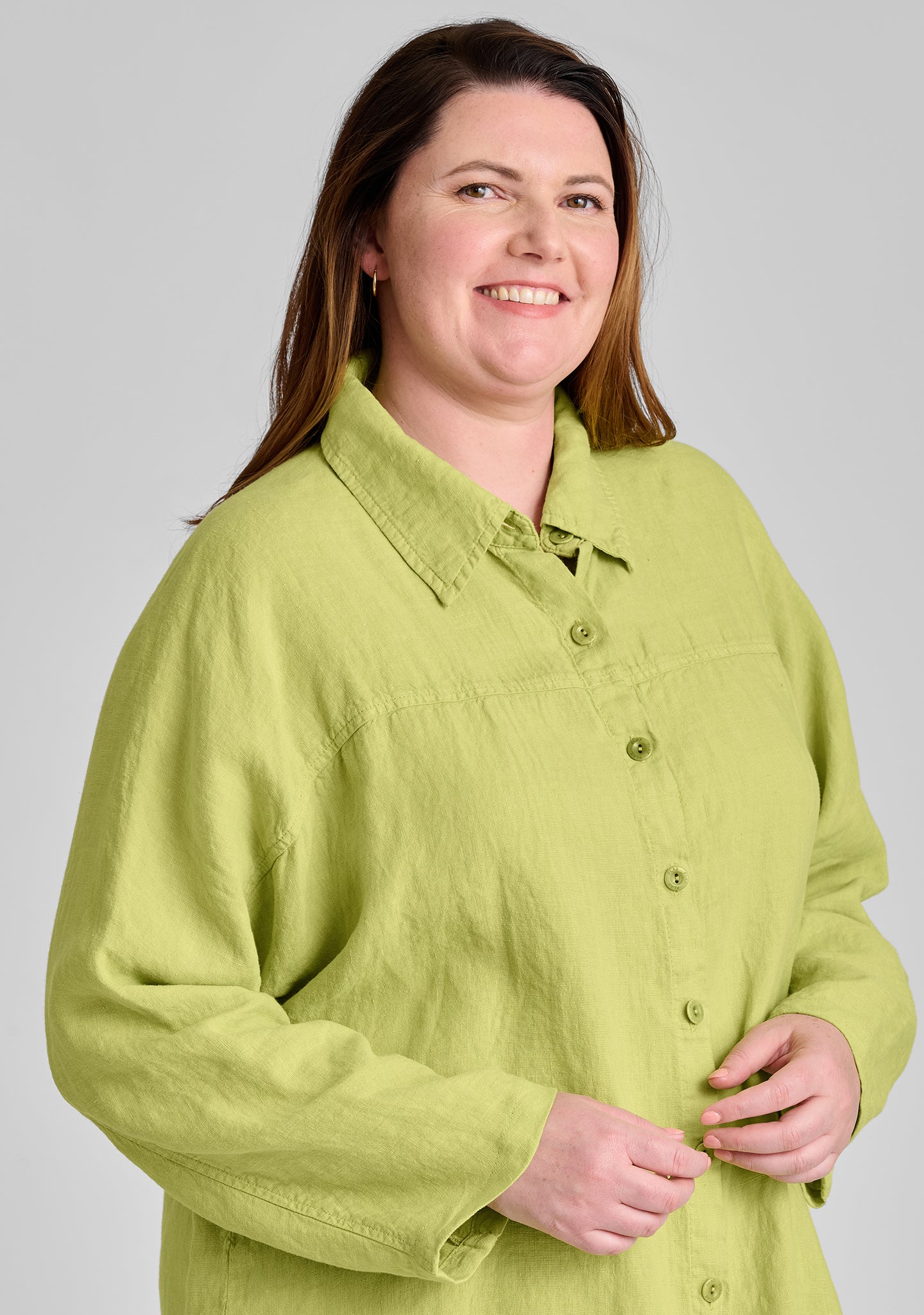 Dramatic Shirt - Linen Button Down Shirt - FINAL SALE