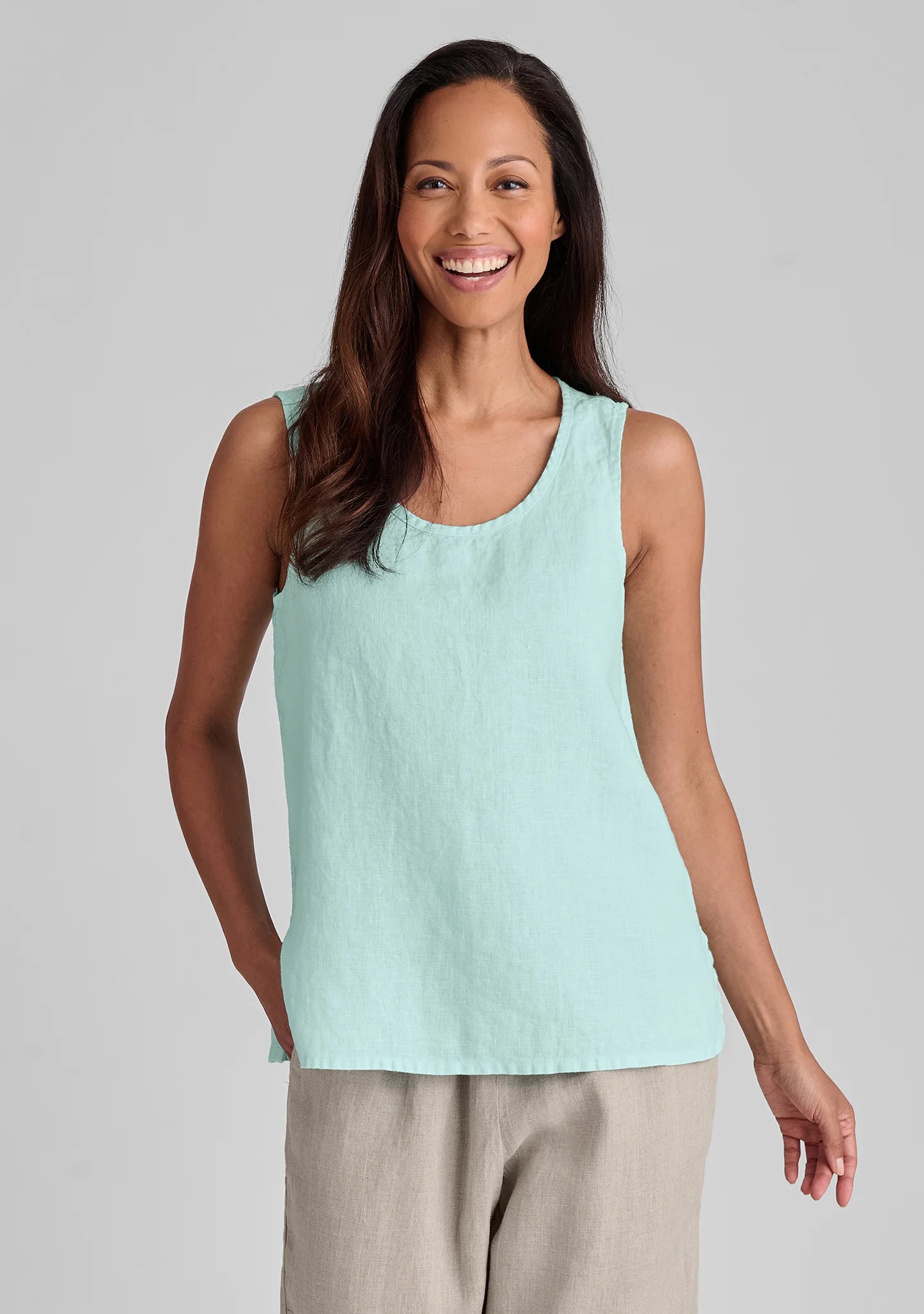 Fundamental Tank - Linen Tank Top - FINAL SALE