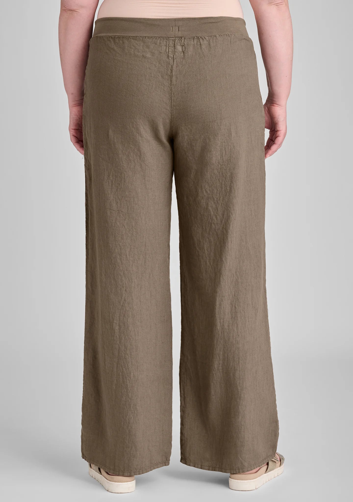 Flat Iron Pant - Linen Drawstring Pants