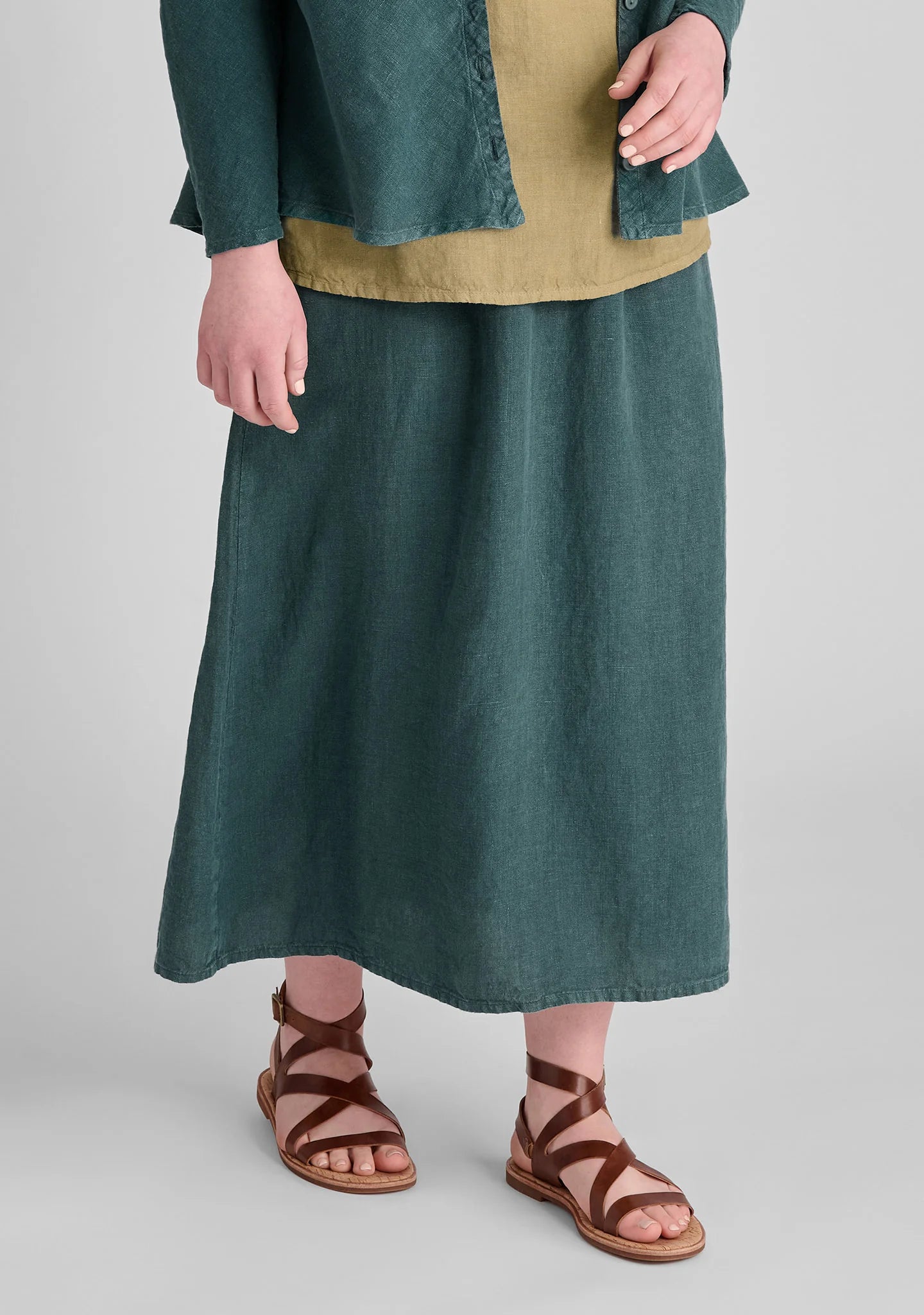 Go To Skirt - Linen Maxi Skirt