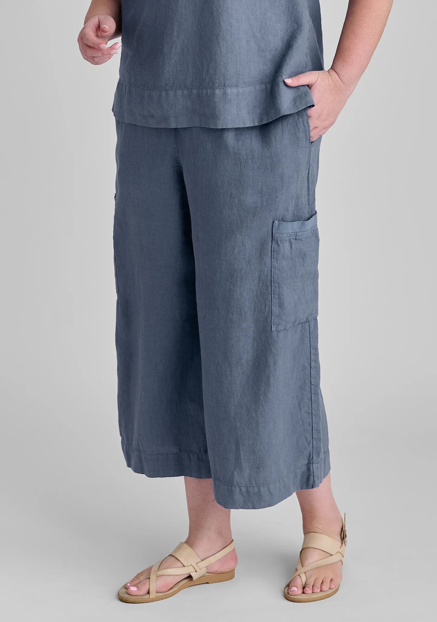 Full Time Pant - Linen Drawstring Pants - FINAL SALE