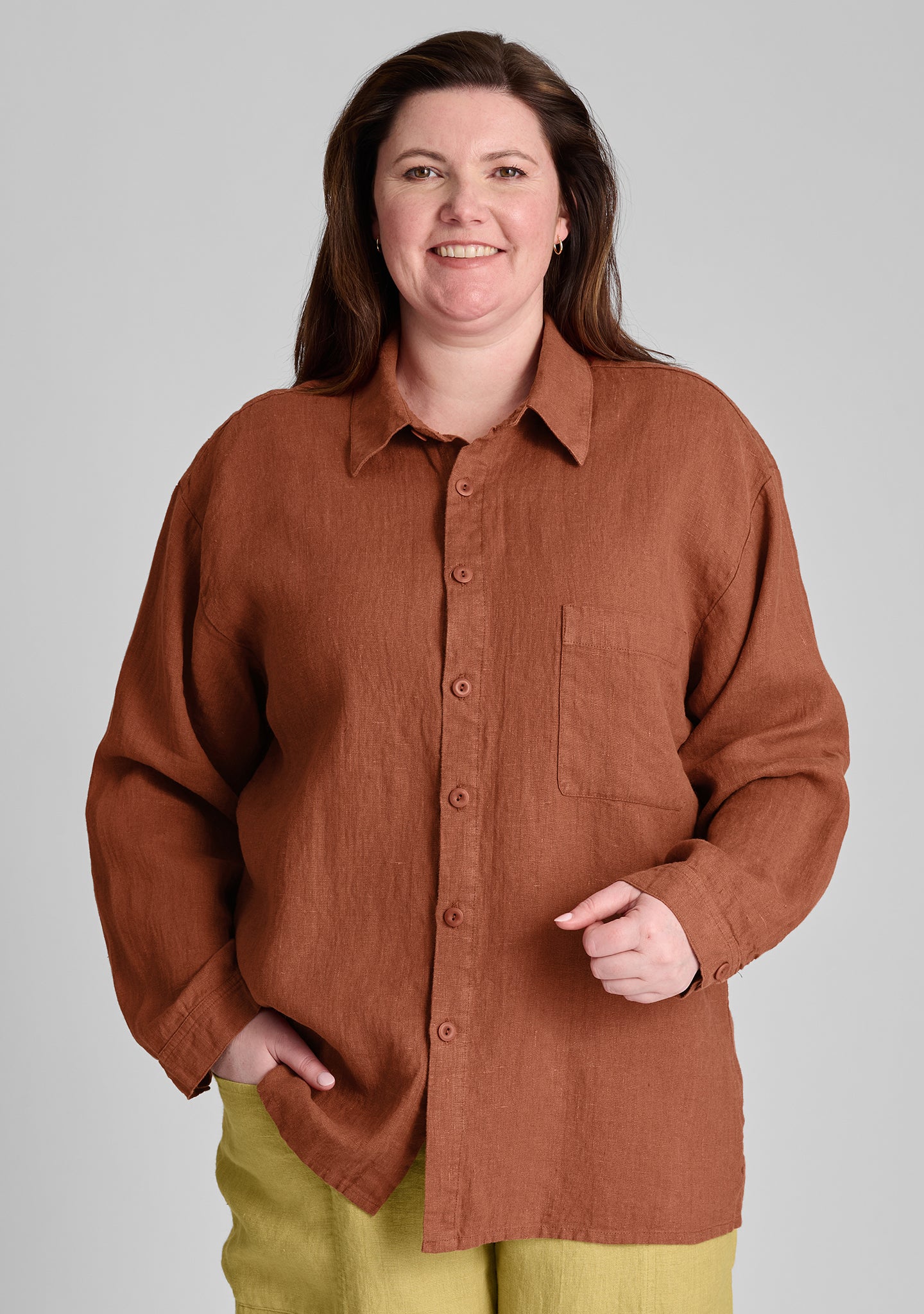 Whole Shirt - Linen Button Down Shirt - FINAL SALE