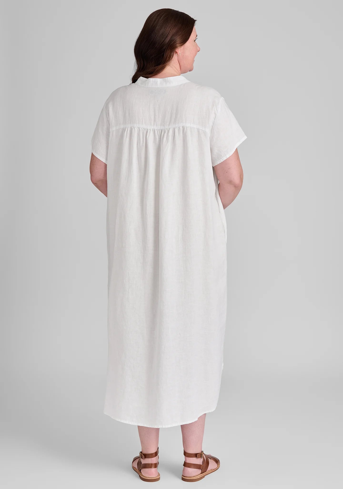 Café Dress - Linen Dress