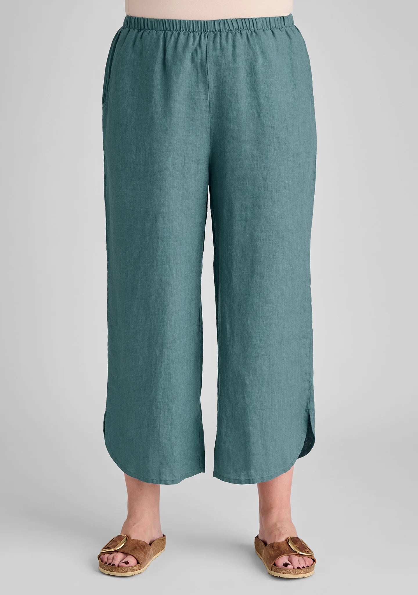 Shirttail Floods - Linen Pants - FINAL SALE