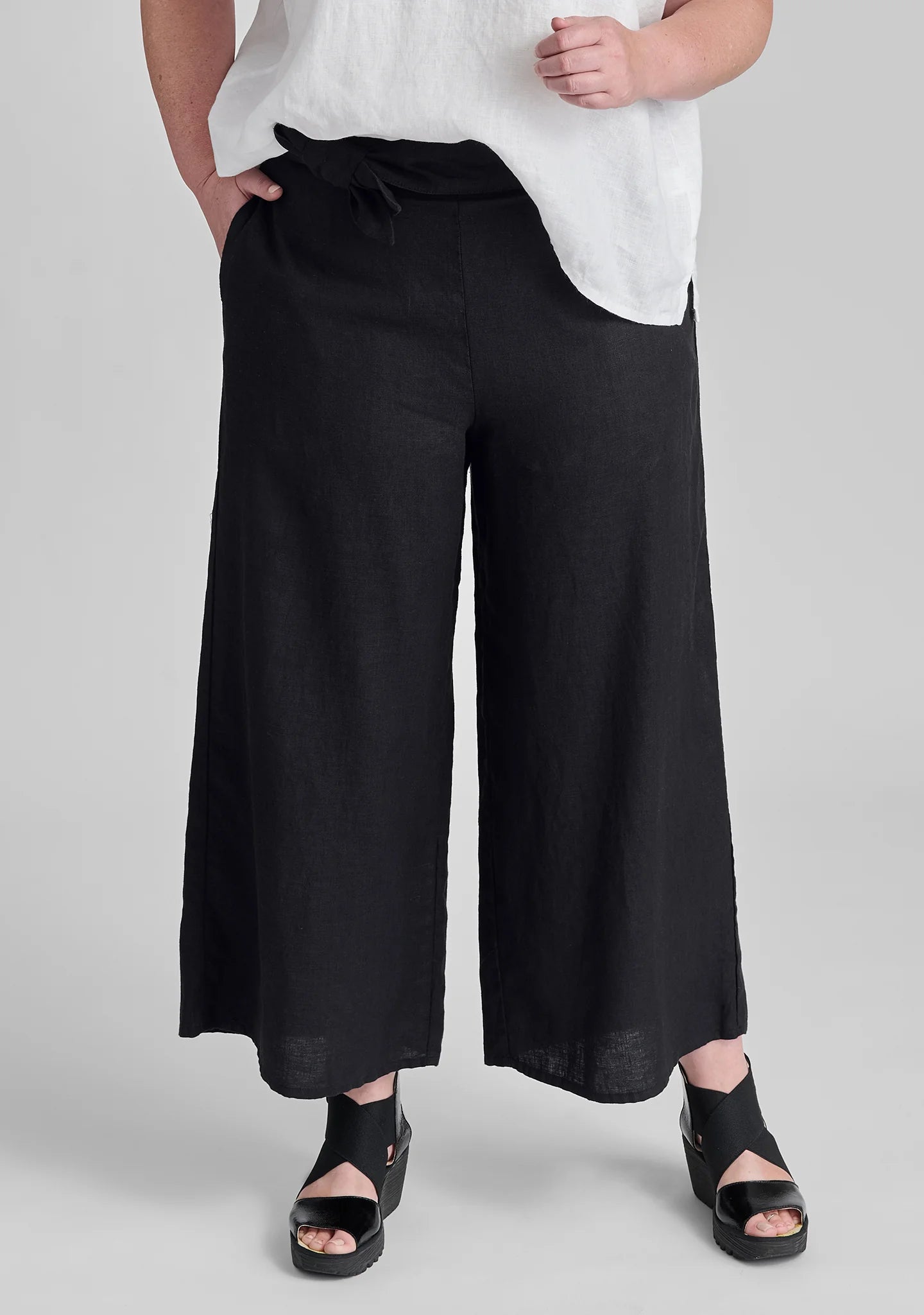 Obi Pant - Linen Tie Pants - FINAL SALE