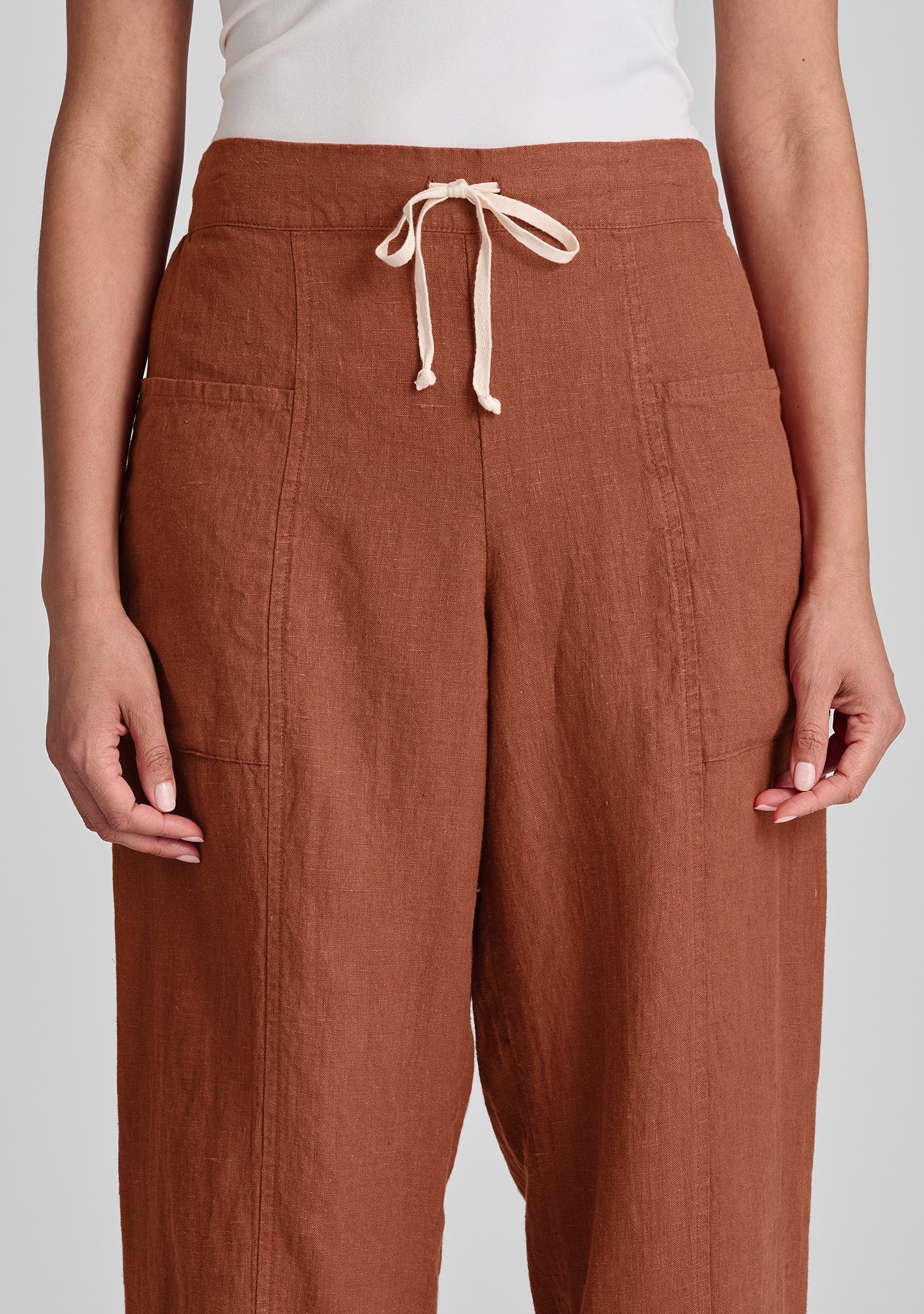 Keen Pant - Linen Drawstring Pants - FINAL SALE