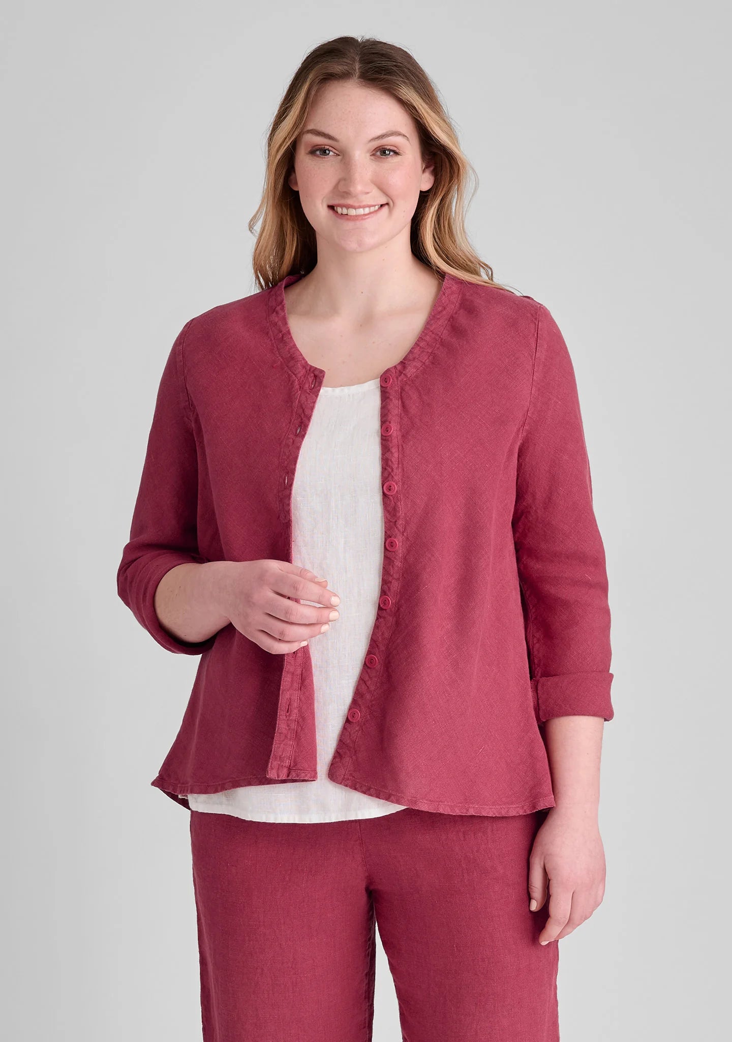 Beneficial Blouse - Linen Cardigan