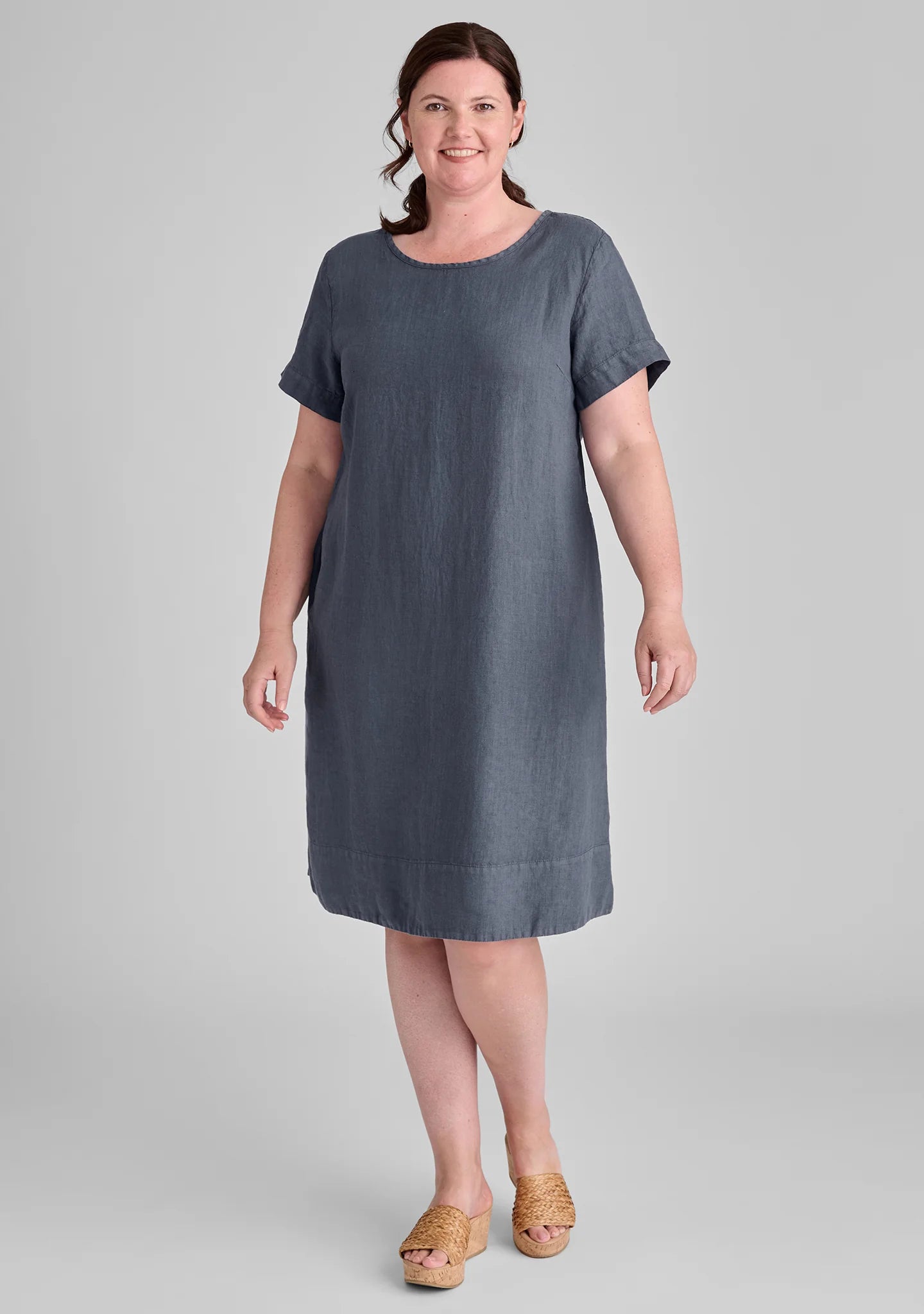 Roadie Tee Dress - Linen Dress