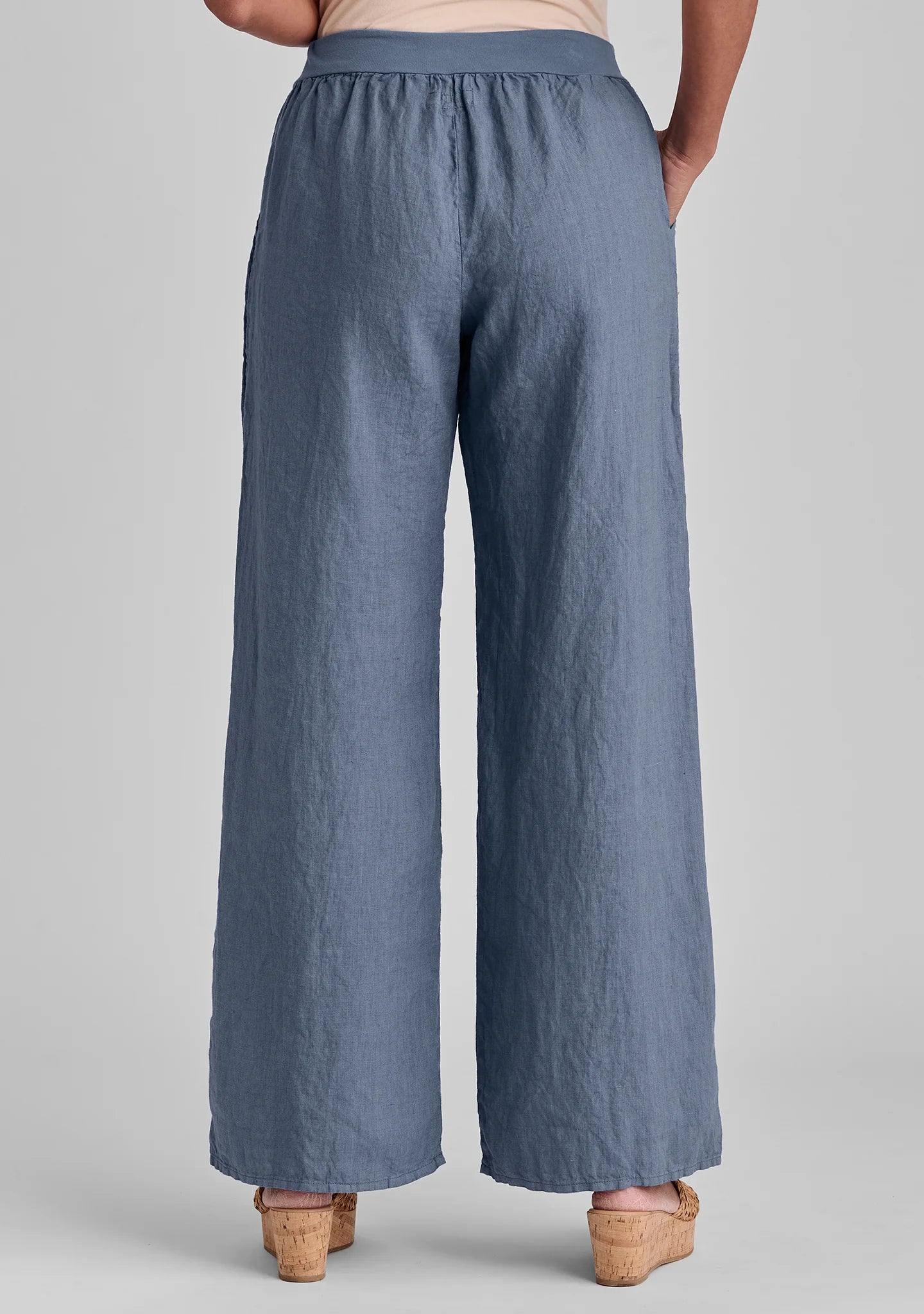 Flat Iron Pant - Linen Drawstring Pants