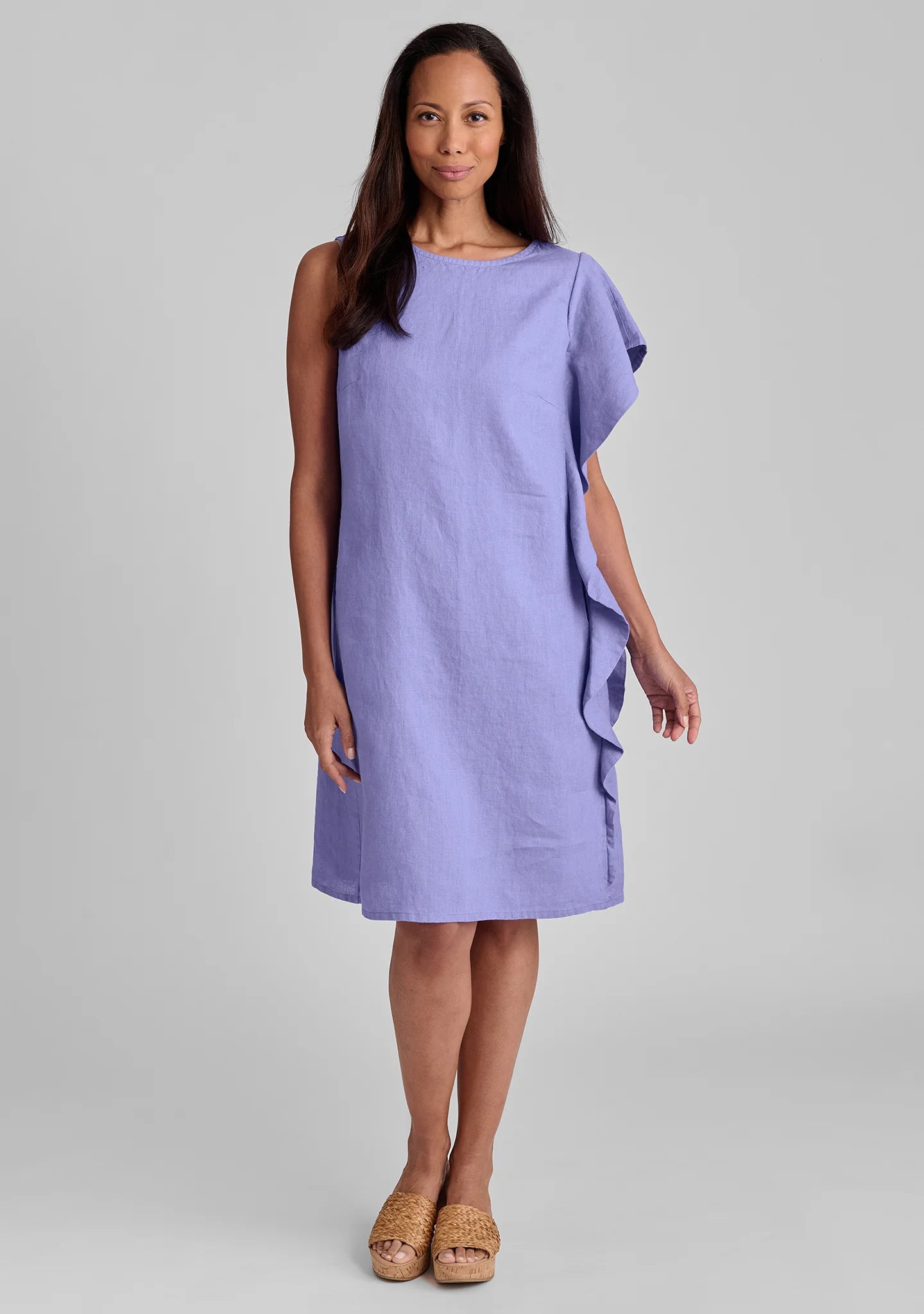 Social Dress - Linen Shift Dress - FINAL SALE