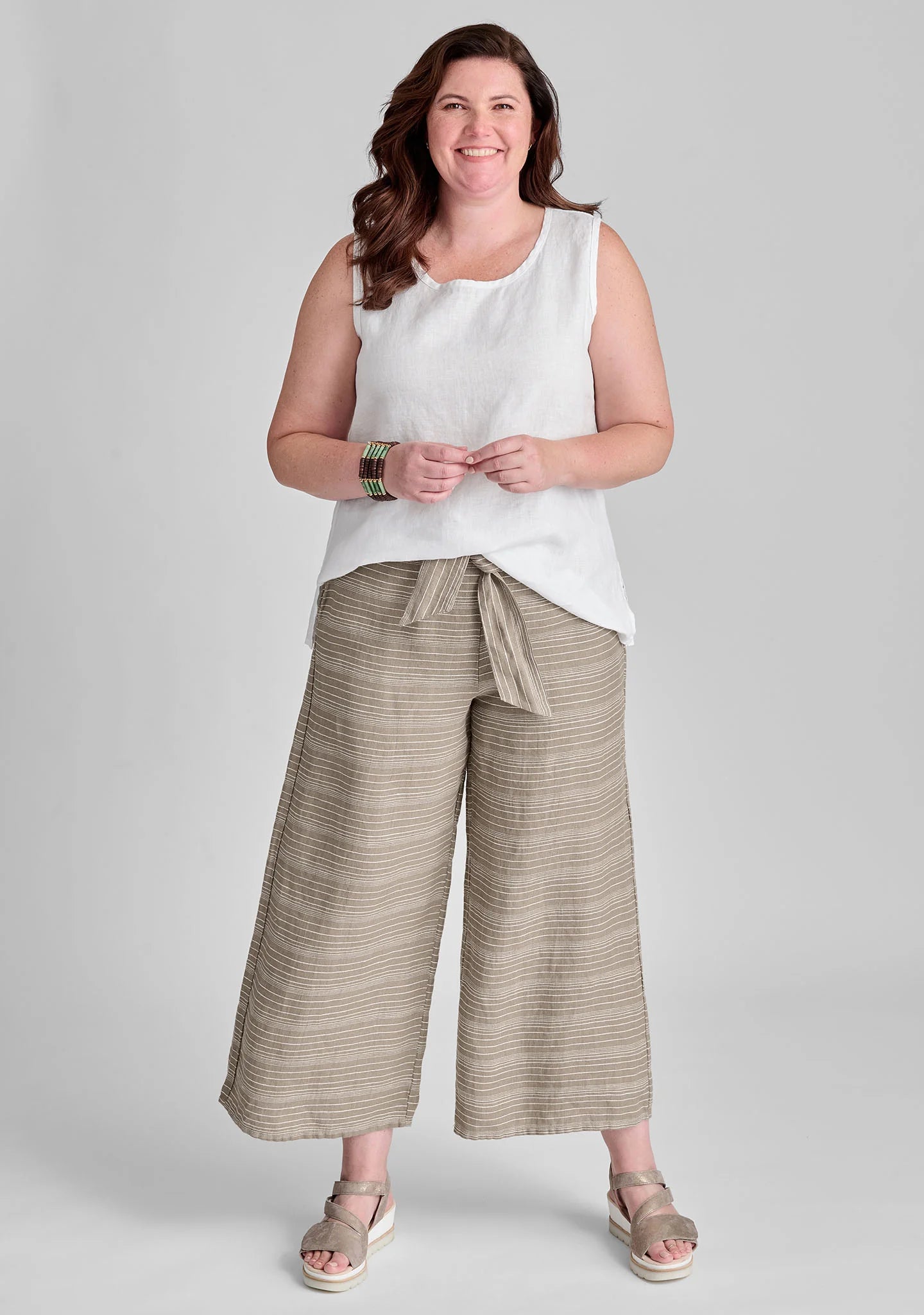 Sunny Tank - Linen Tank Top - FINAL SALE