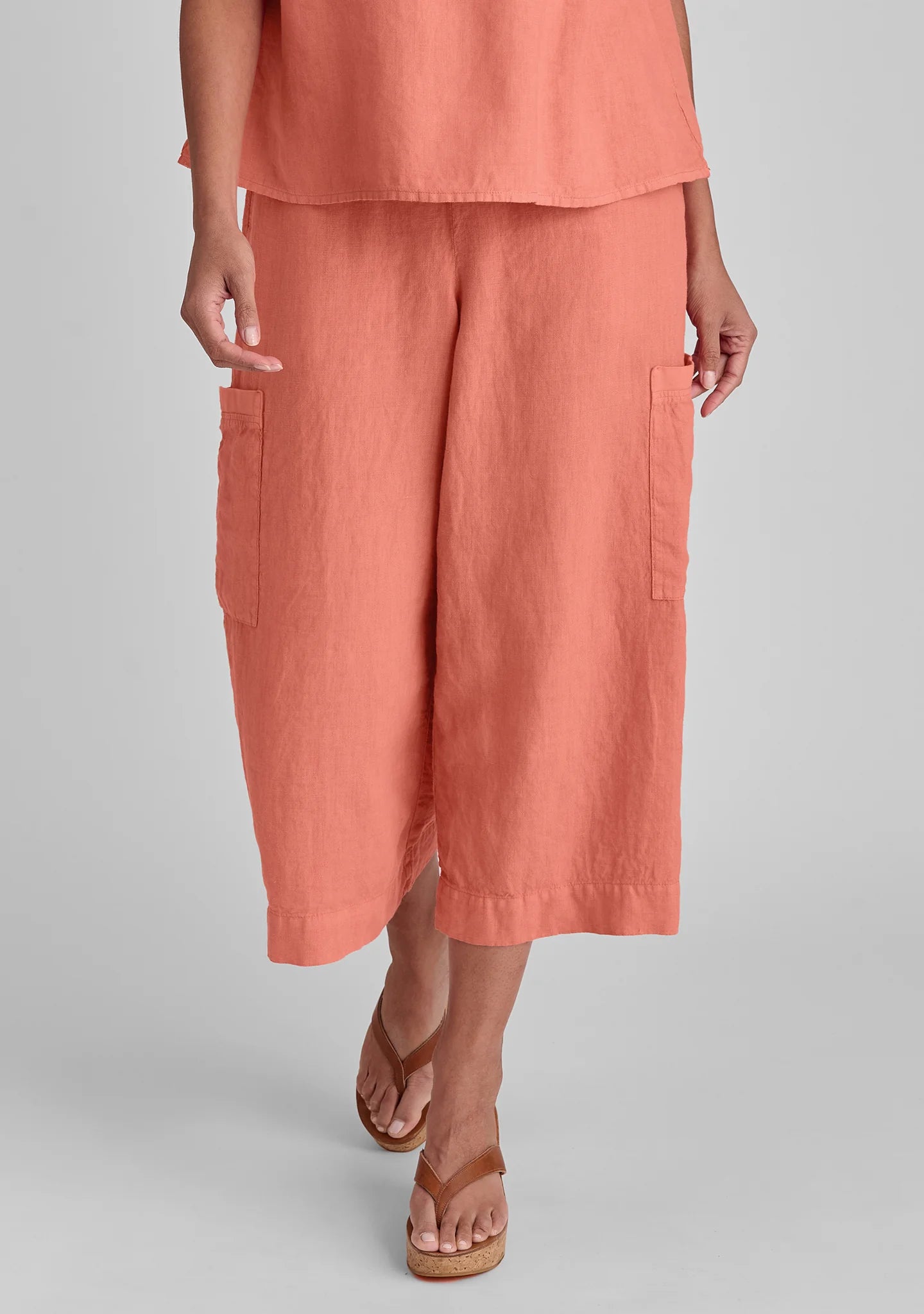 Full Time Pant - Linen Drawstring Pants - FINAL SALE