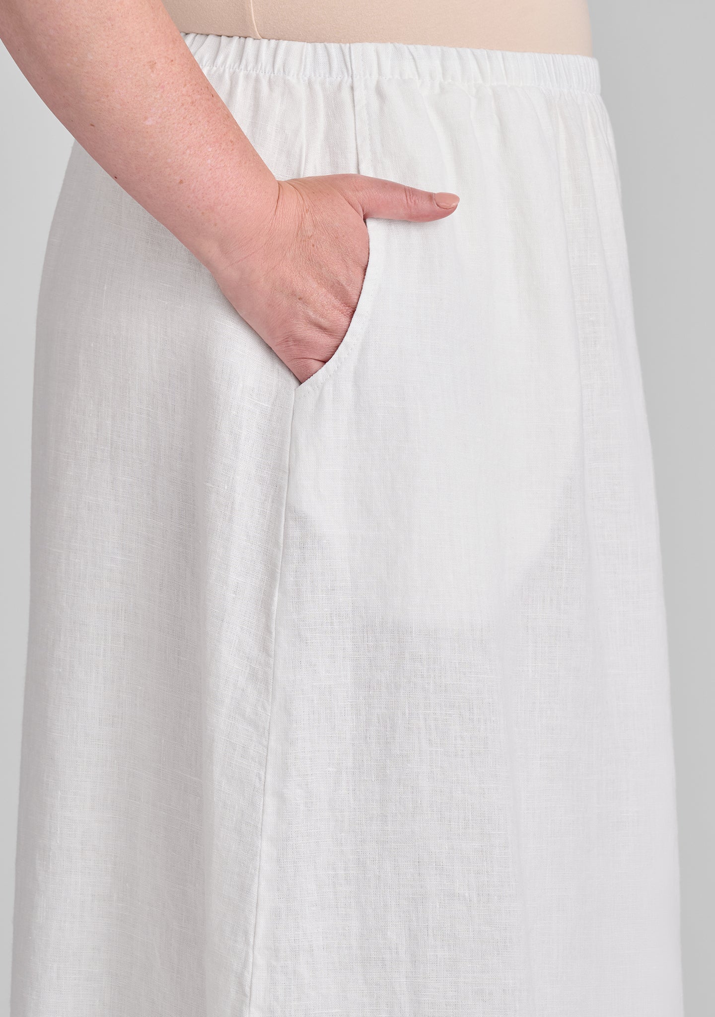 Go To Skirt - Linen Maxi Skirt