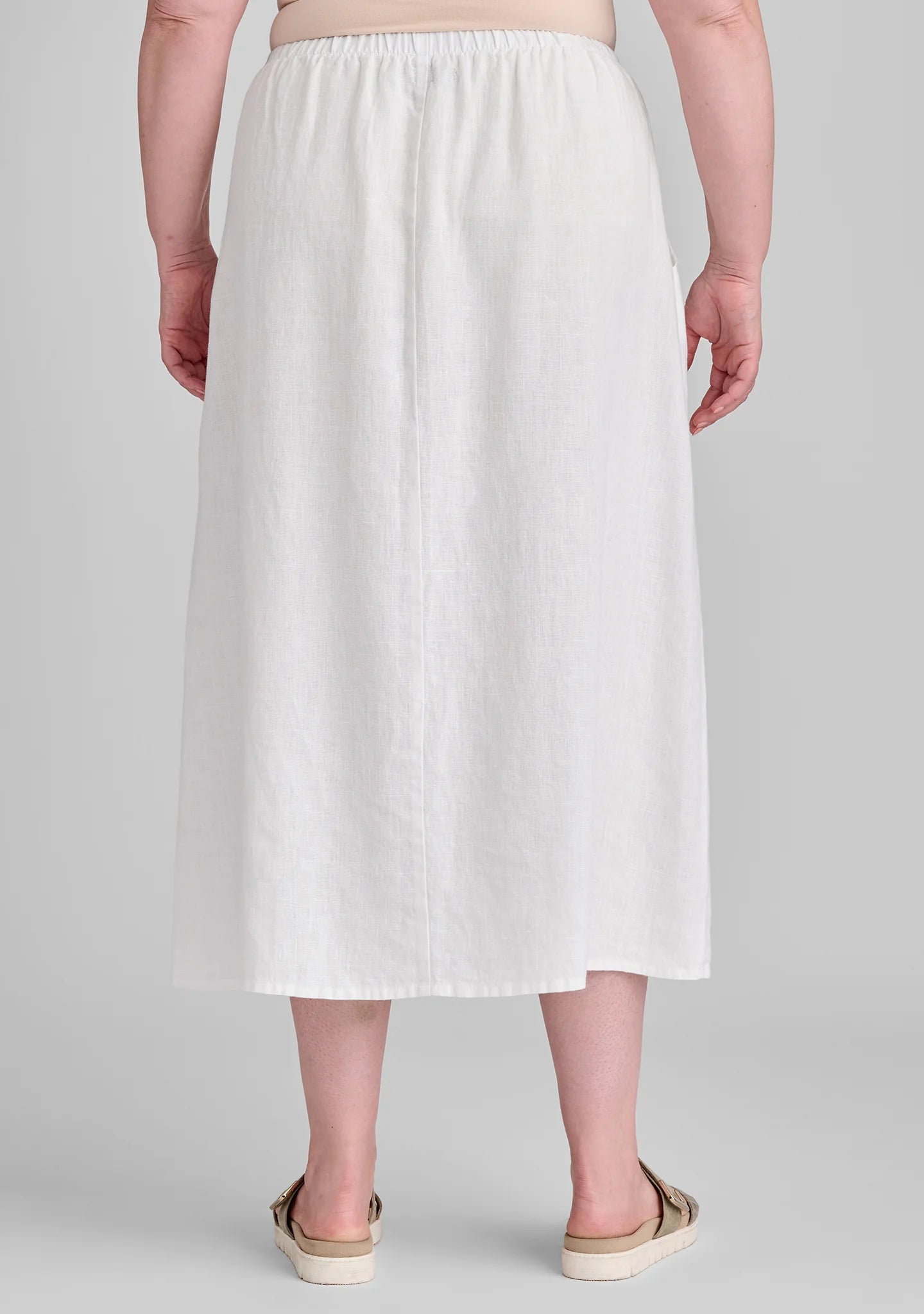 Go To Skirt - Linen Maxi Skirt
