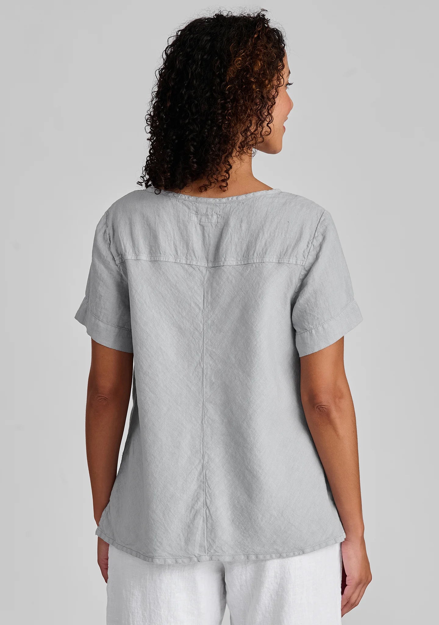 Roadie Tee - Linen T Shirt - FINAL SALE