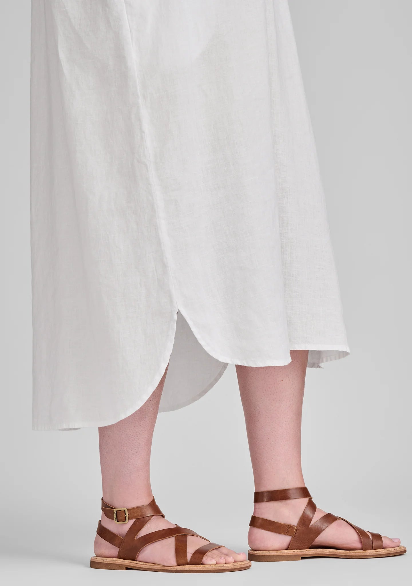 Café Dress - Linen Dress