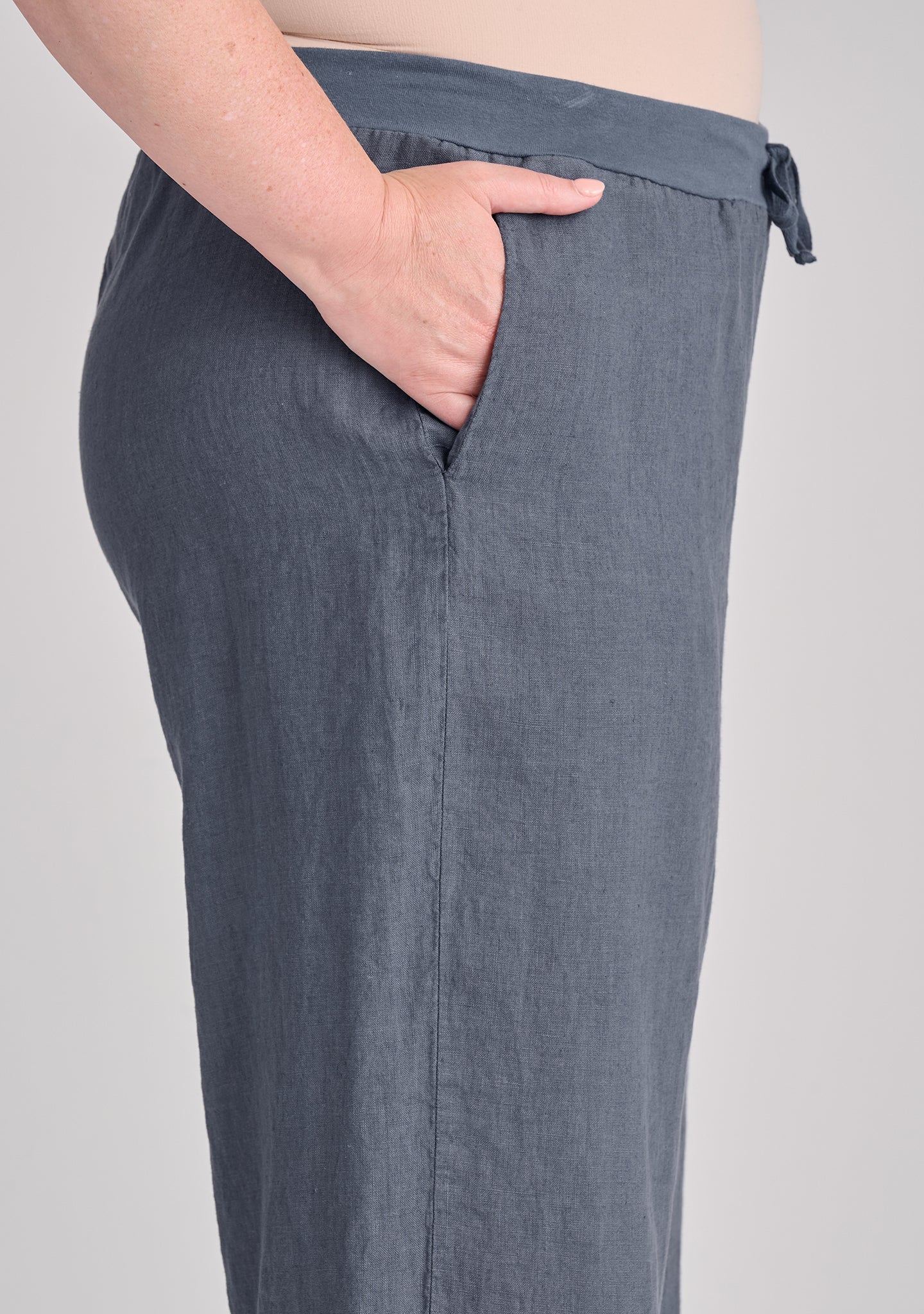 Renewed Flood - Linen Drawstring Pants