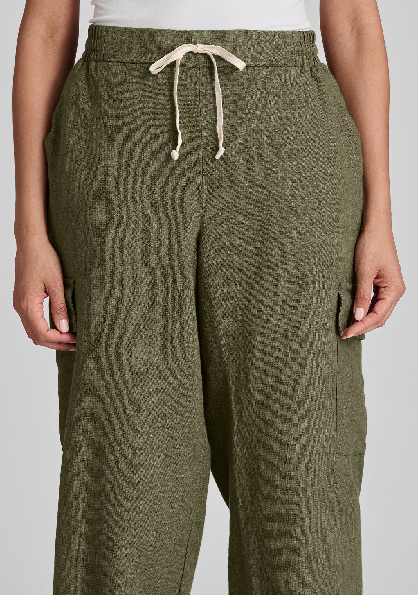 Nifty Pant - Linen Drawstring Pants - FINAL SALE