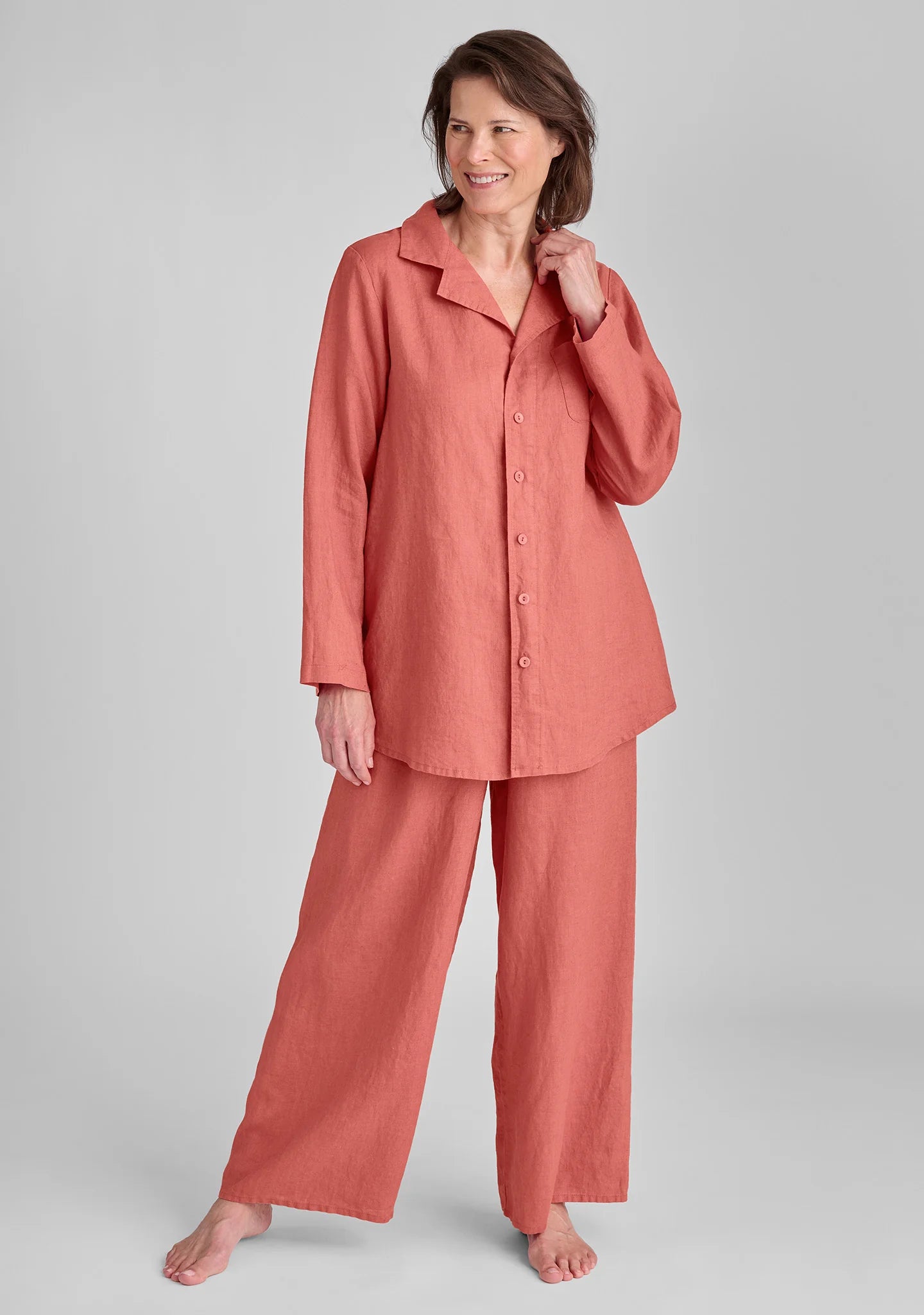 Anniversary Shirt - Linen Button Down Shirt - FINAL SALE