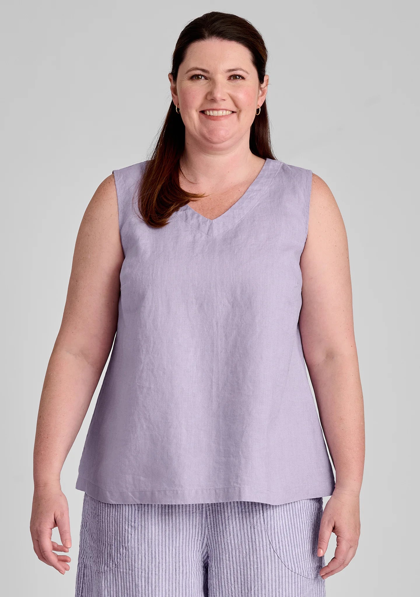 Gem Tank - Linen Tank Top - FINAL SALE
