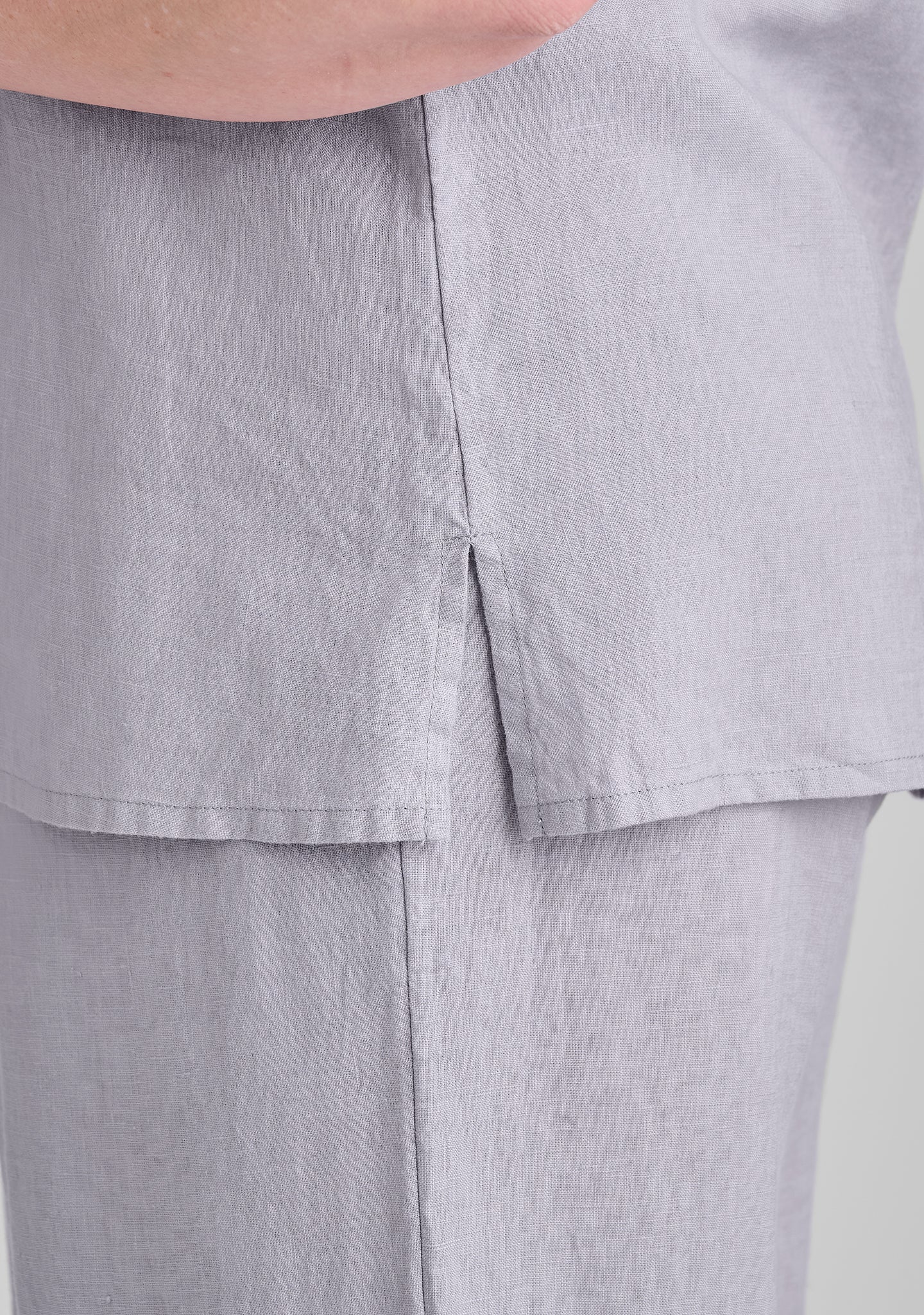 Sleeveless Shirt - Sleeveless Linen Blouse