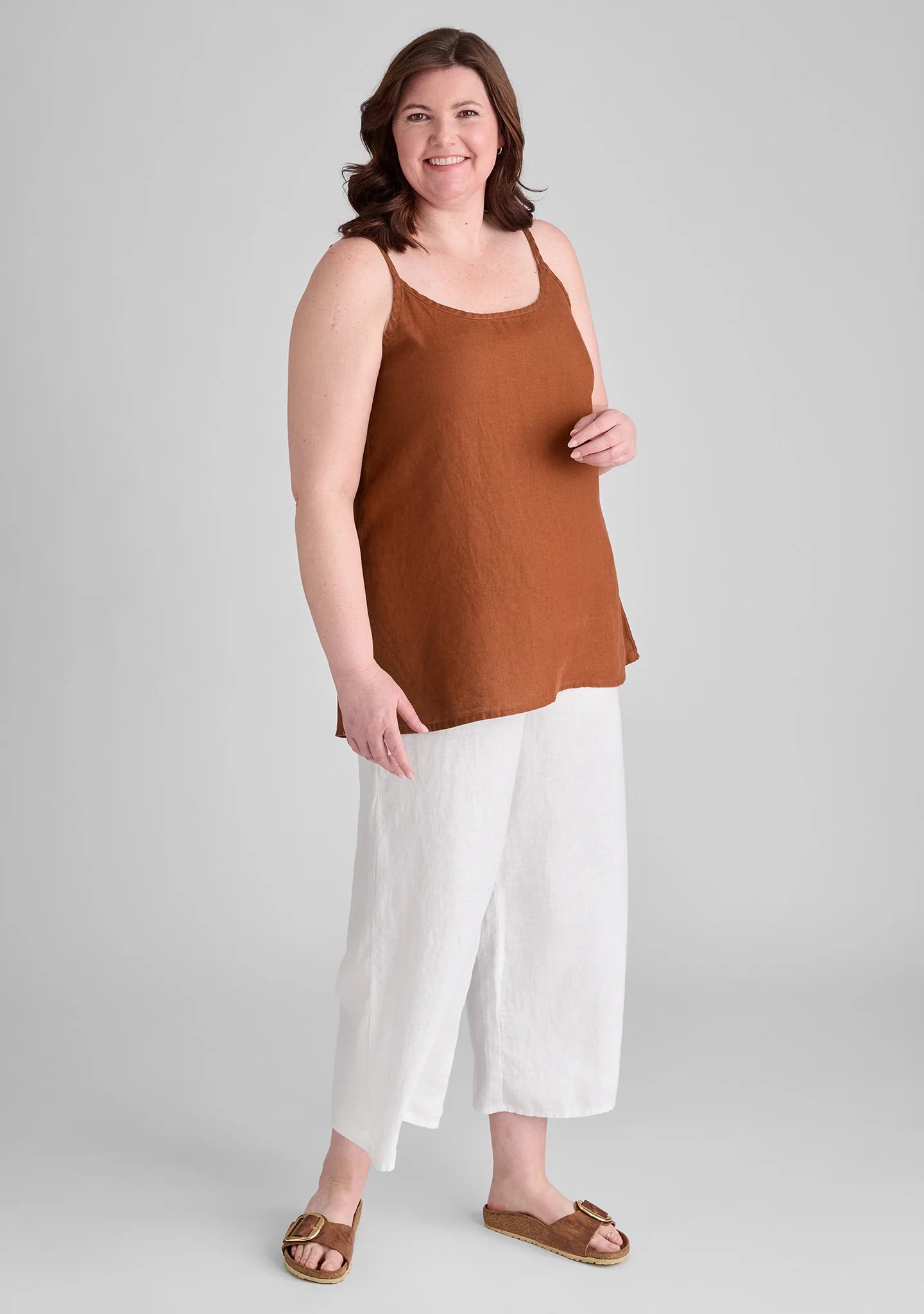 Nighttime Cami - Linen Tank Top
