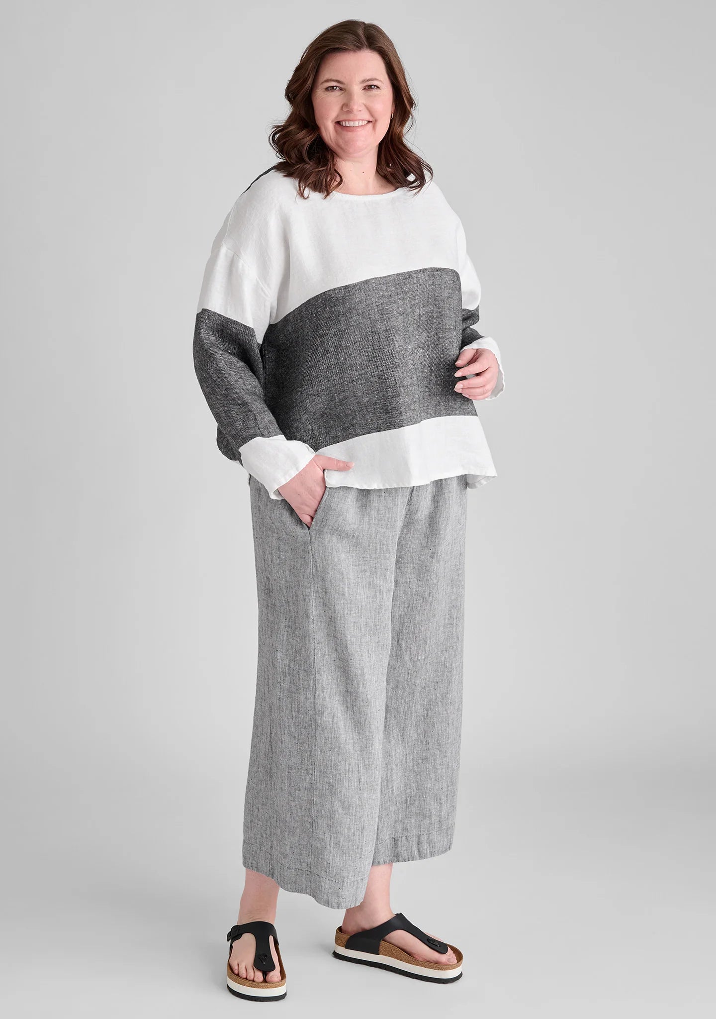 Throw It On - Long Sleeve Linen Shirt